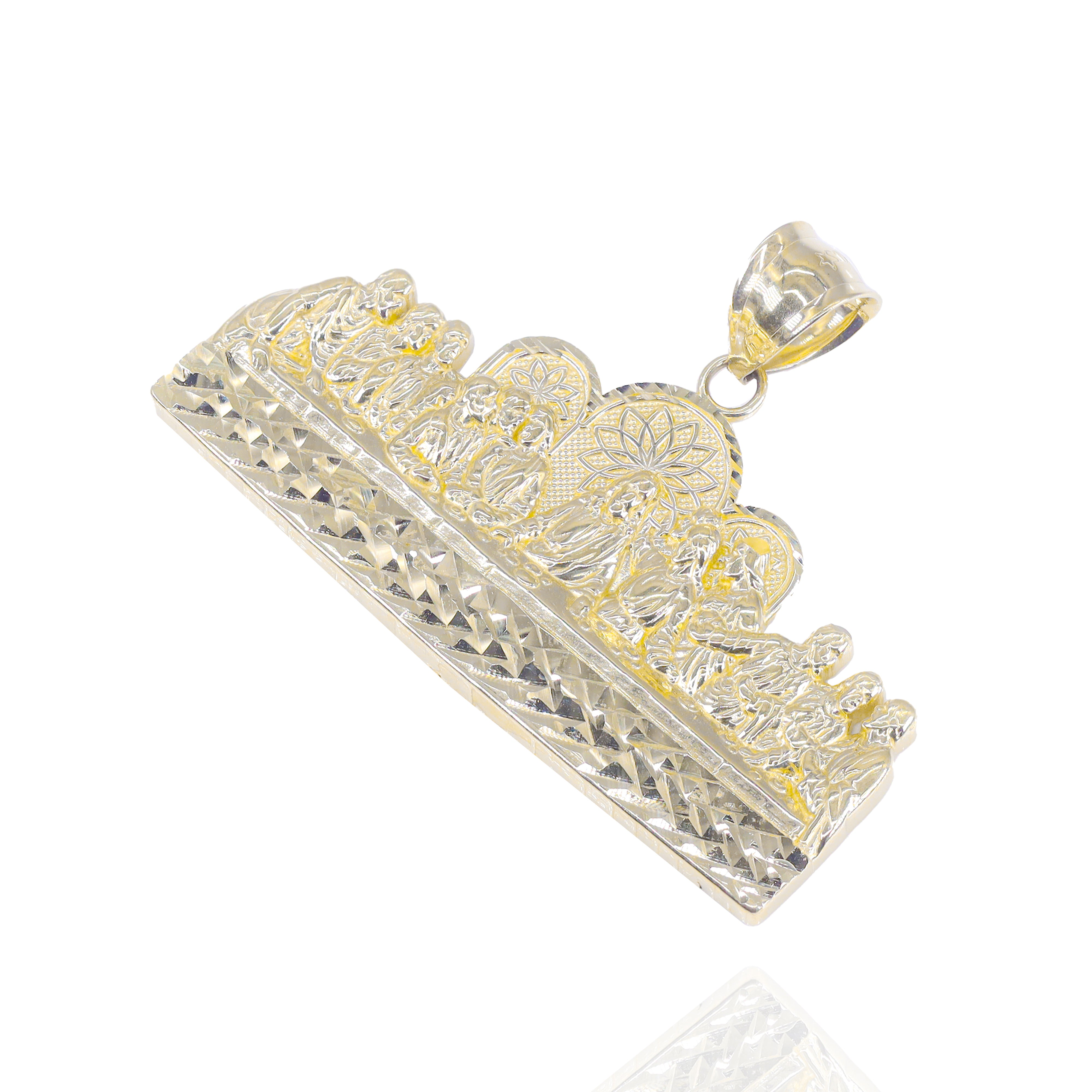 Last Supper Gold Pendant