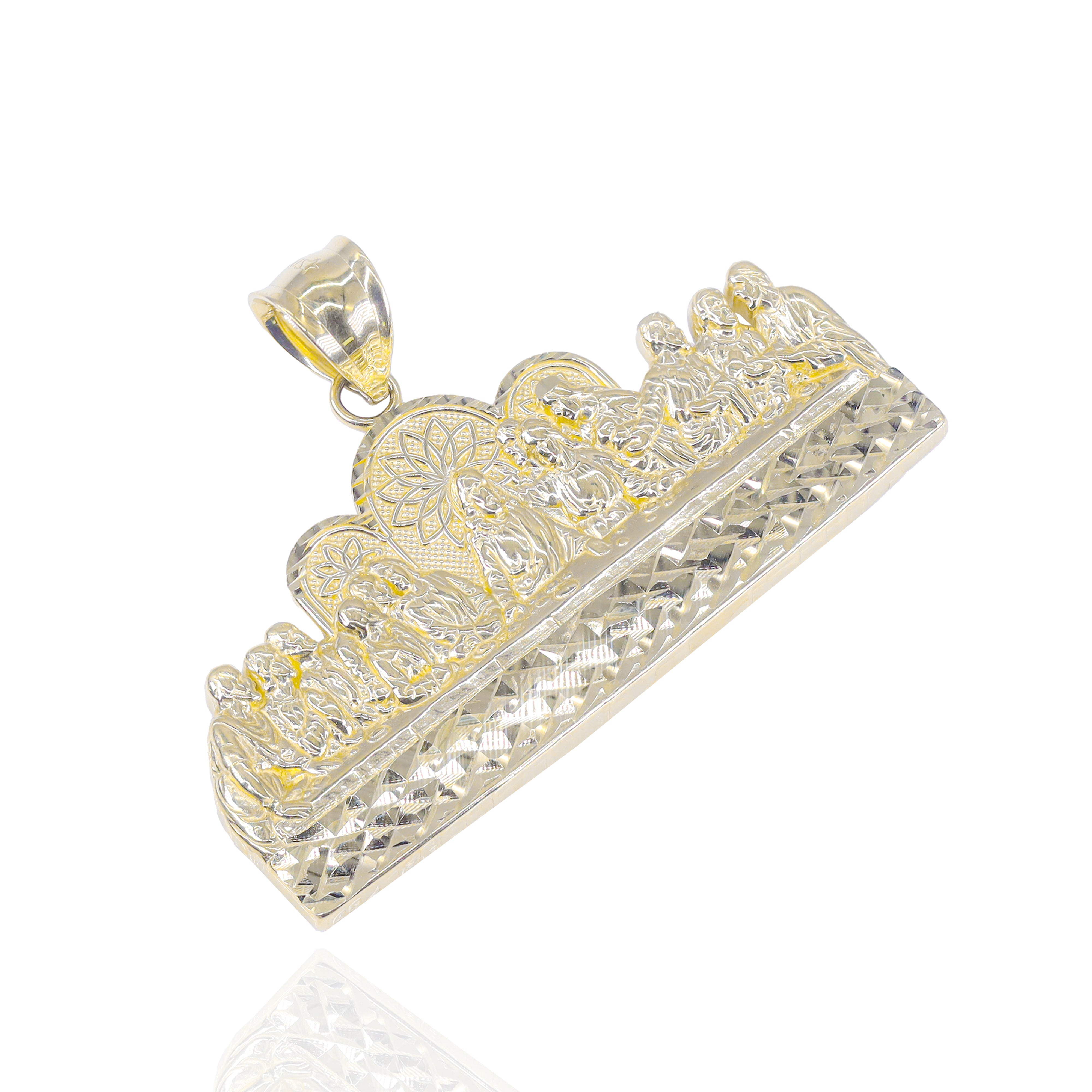 Last Supper Gold Pendant