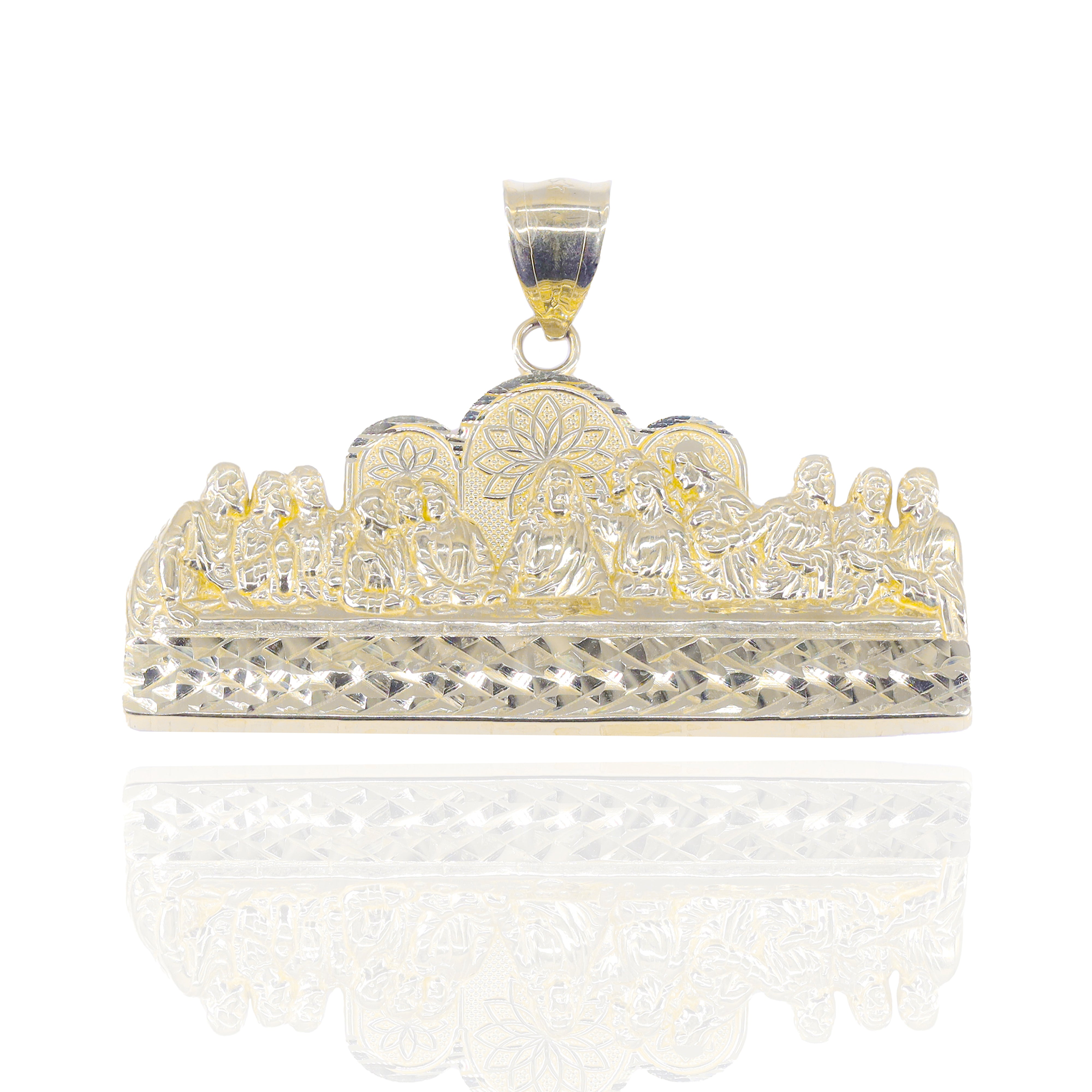 Last Supper Gold Pendant