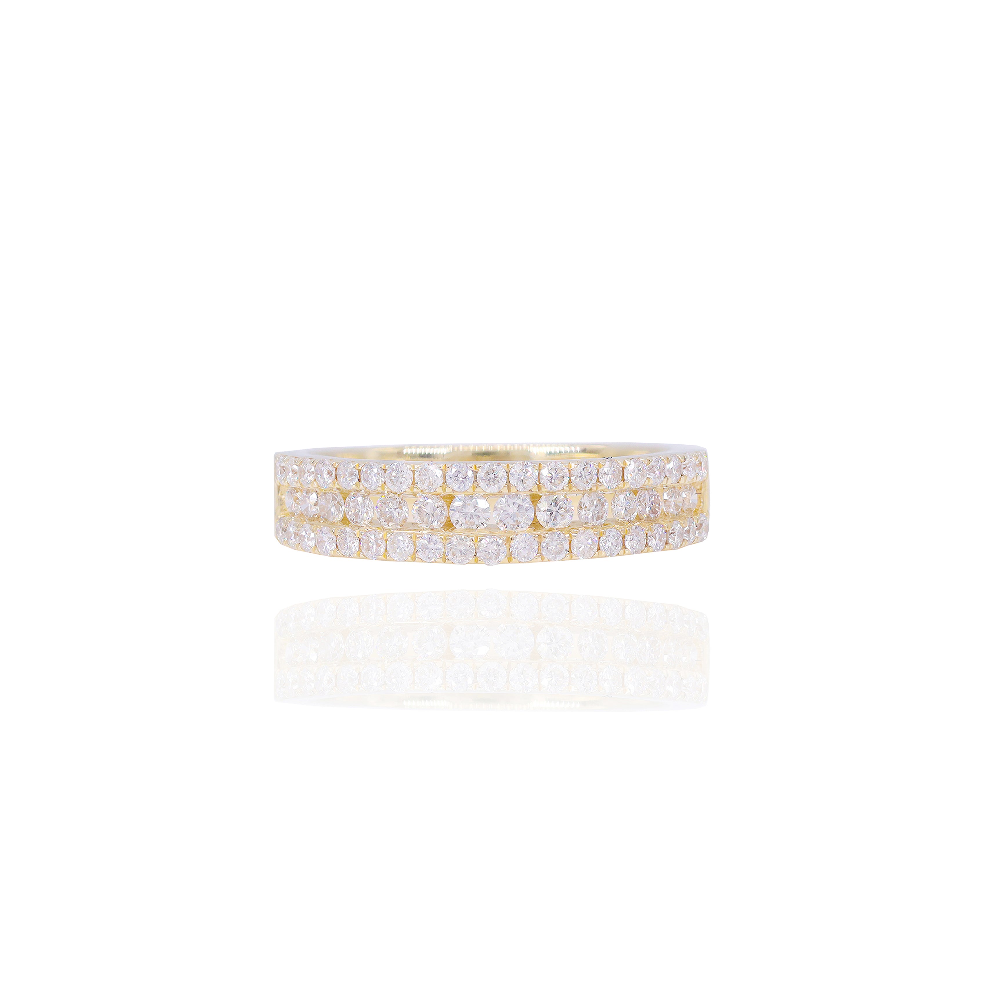 Heart Shaped Halo Diamond Engagement Ring w/ Men's Band (Trio-Set)