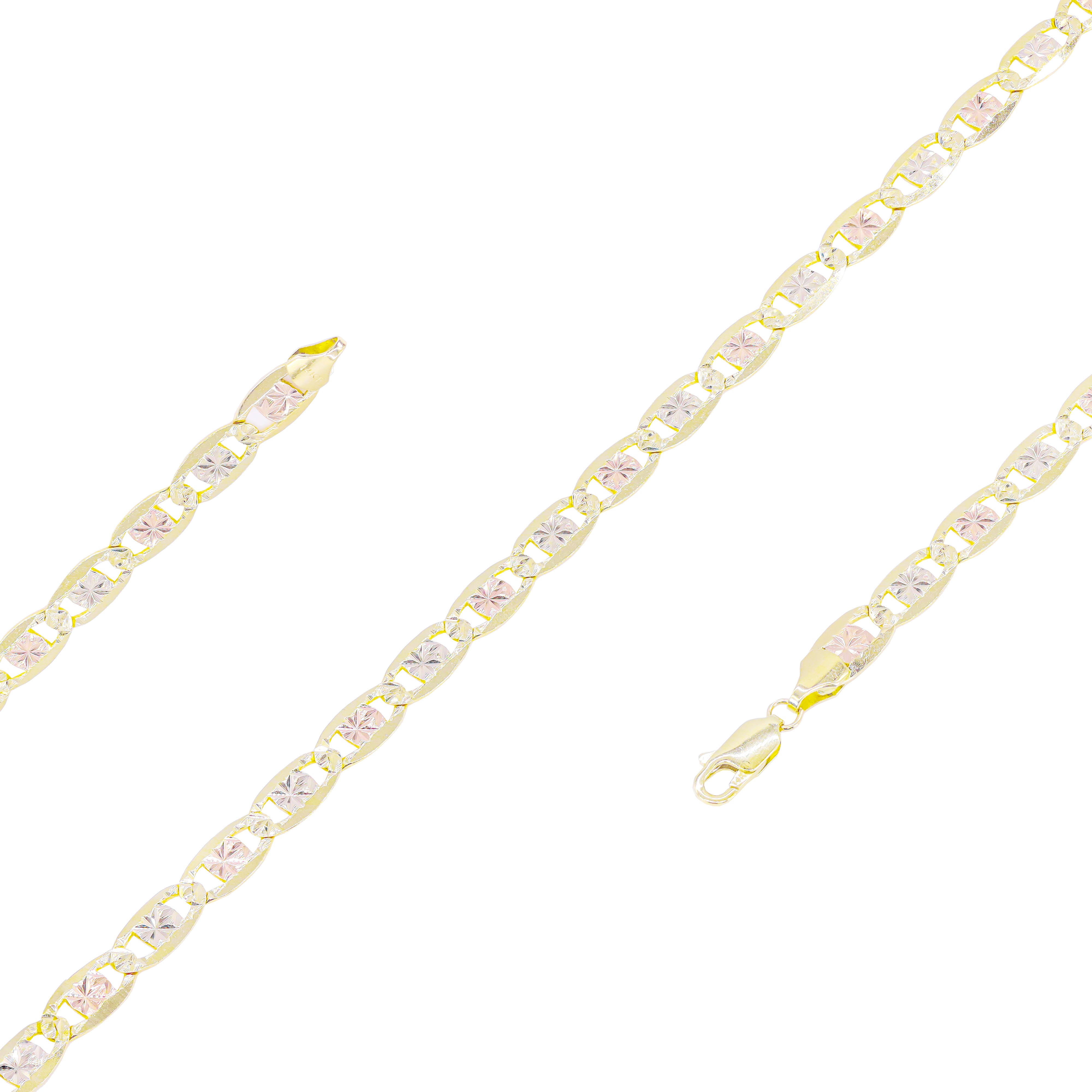 14KT Valentino Tri-Tone Chains