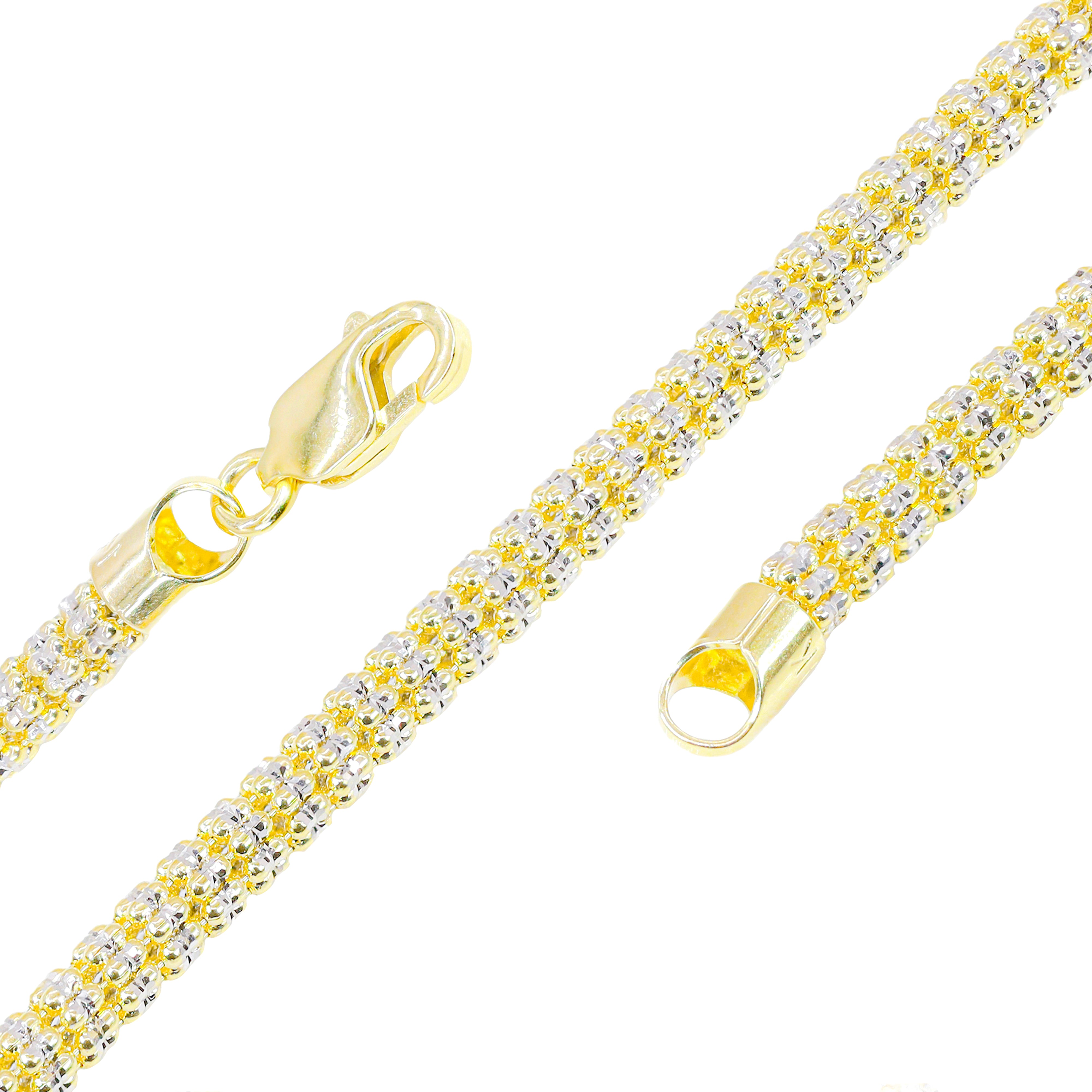10KT Two-Tone Yellow Gold ICE Gold Chain