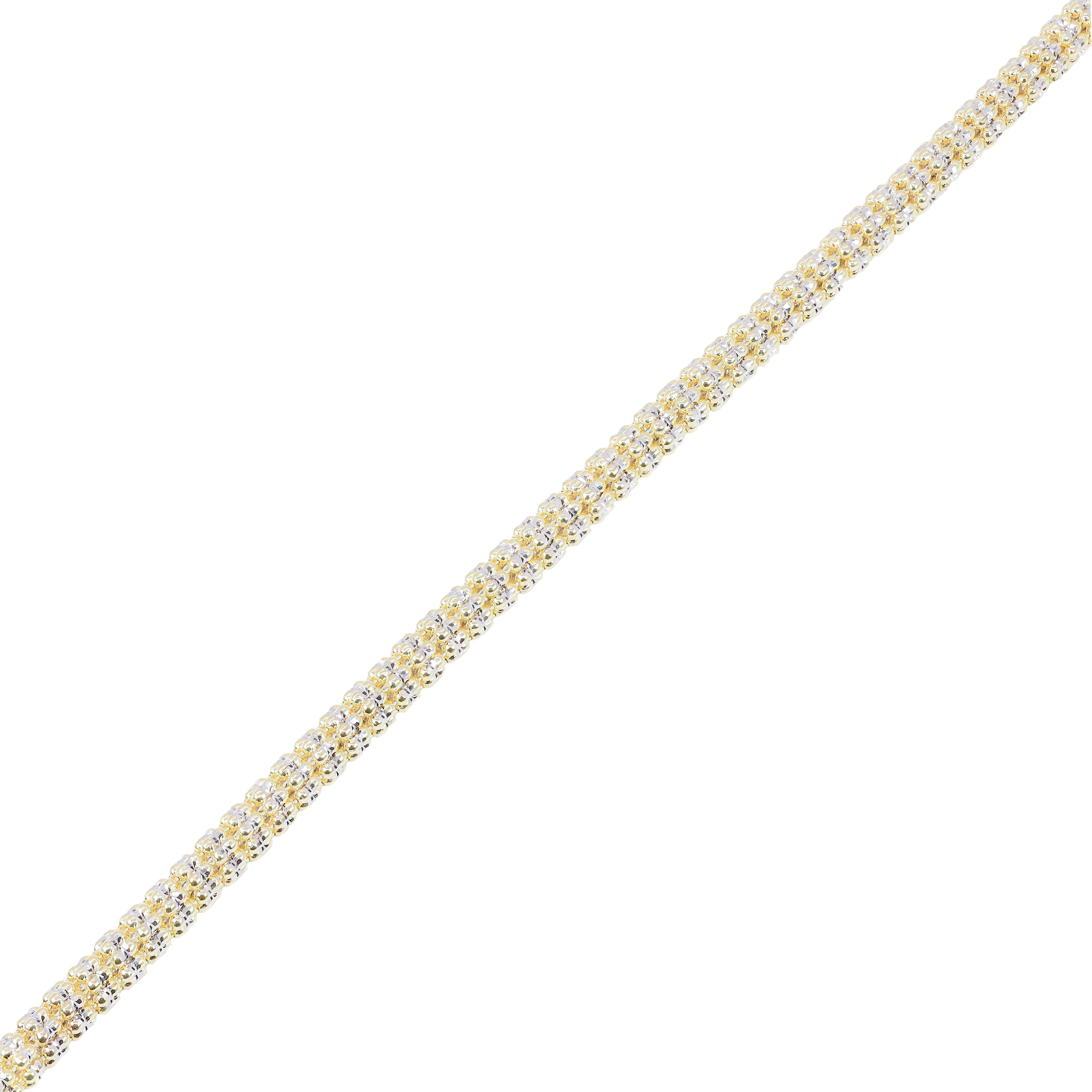 10KT Two-Tone Yellow Gold ICE Gold Chain