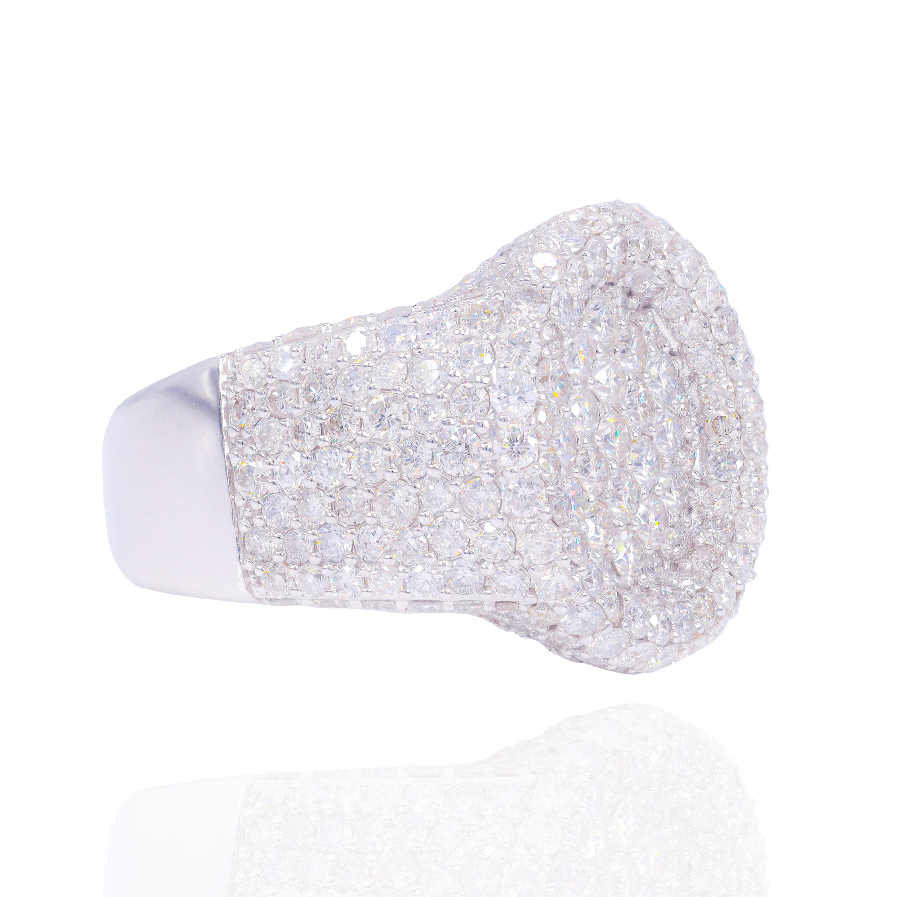 Beveled Diamond Men's Ring