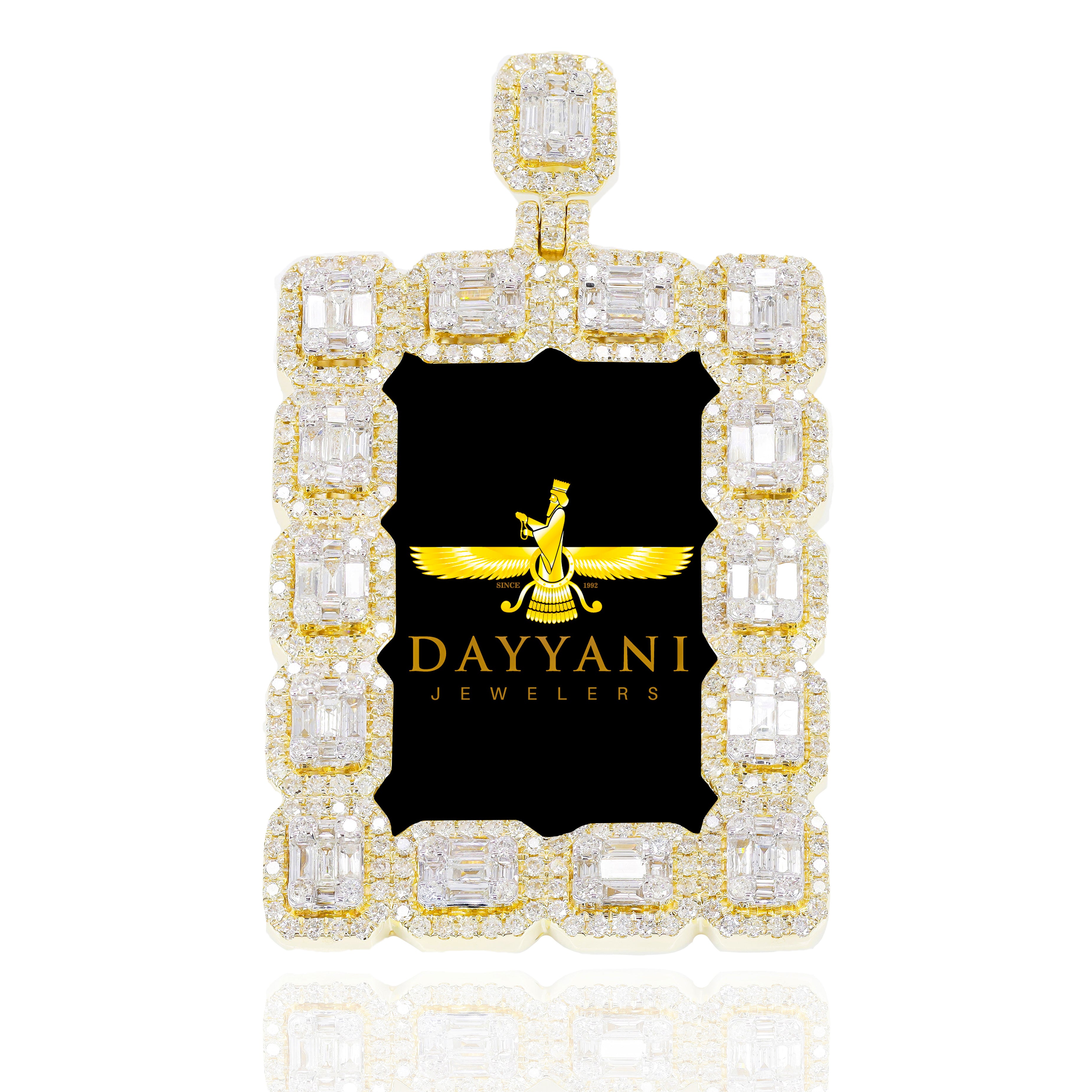 1.20 Inch Baguette Memory/Picture Diamond Pendant