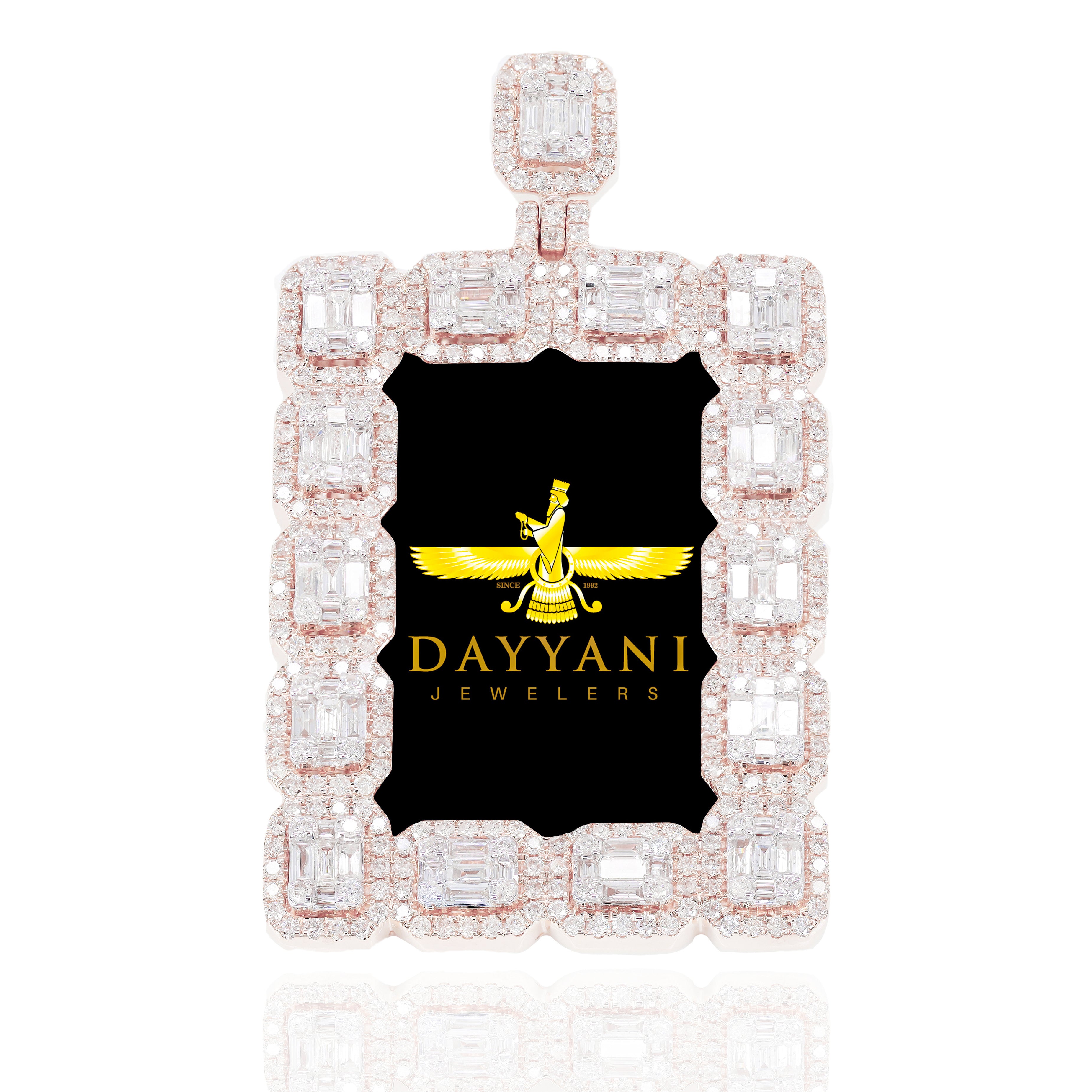 1.20 Inch Baguette Memory/Picture Diamond Pendant
