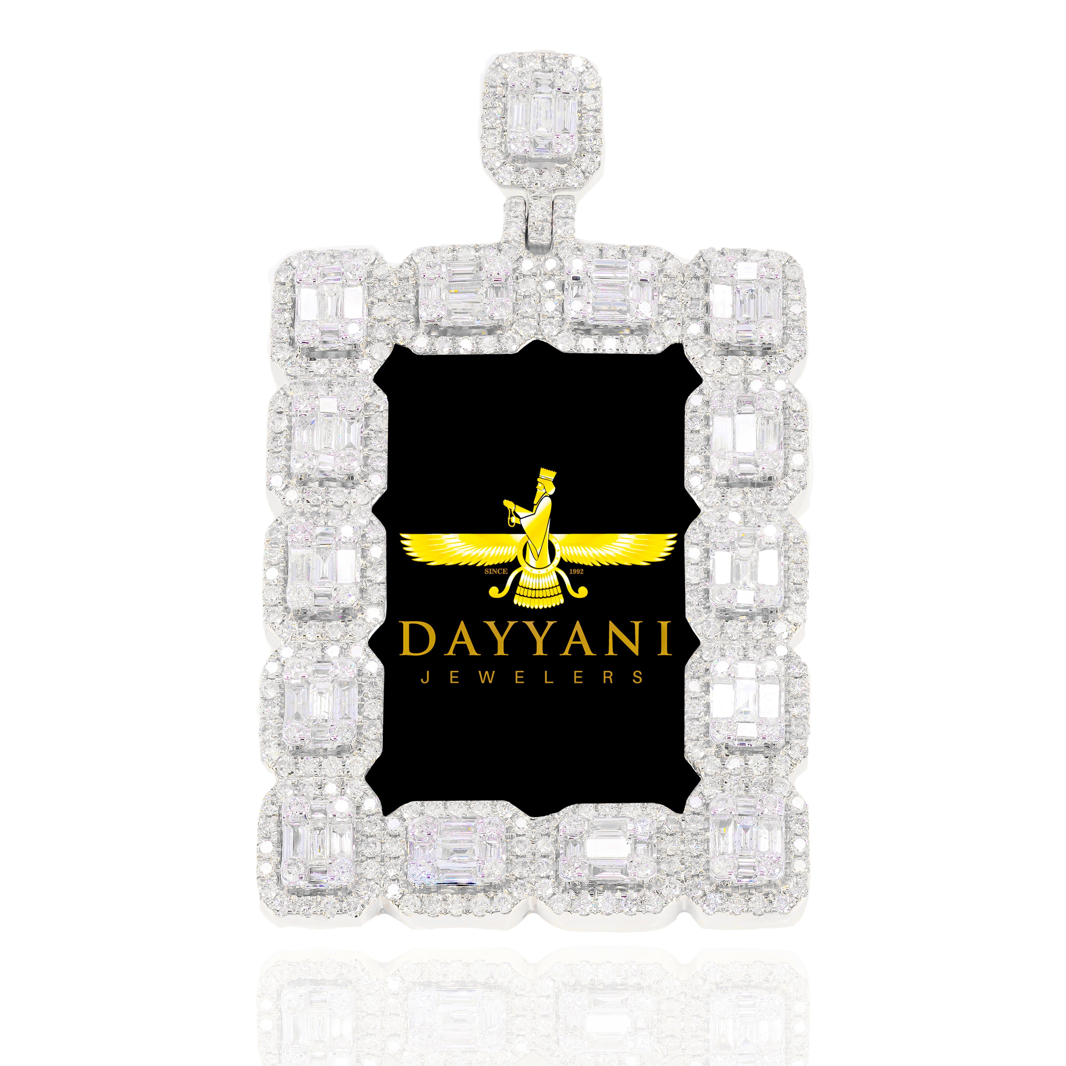1.20 Inch Baguette Memory/Picture Diamond Pendant
