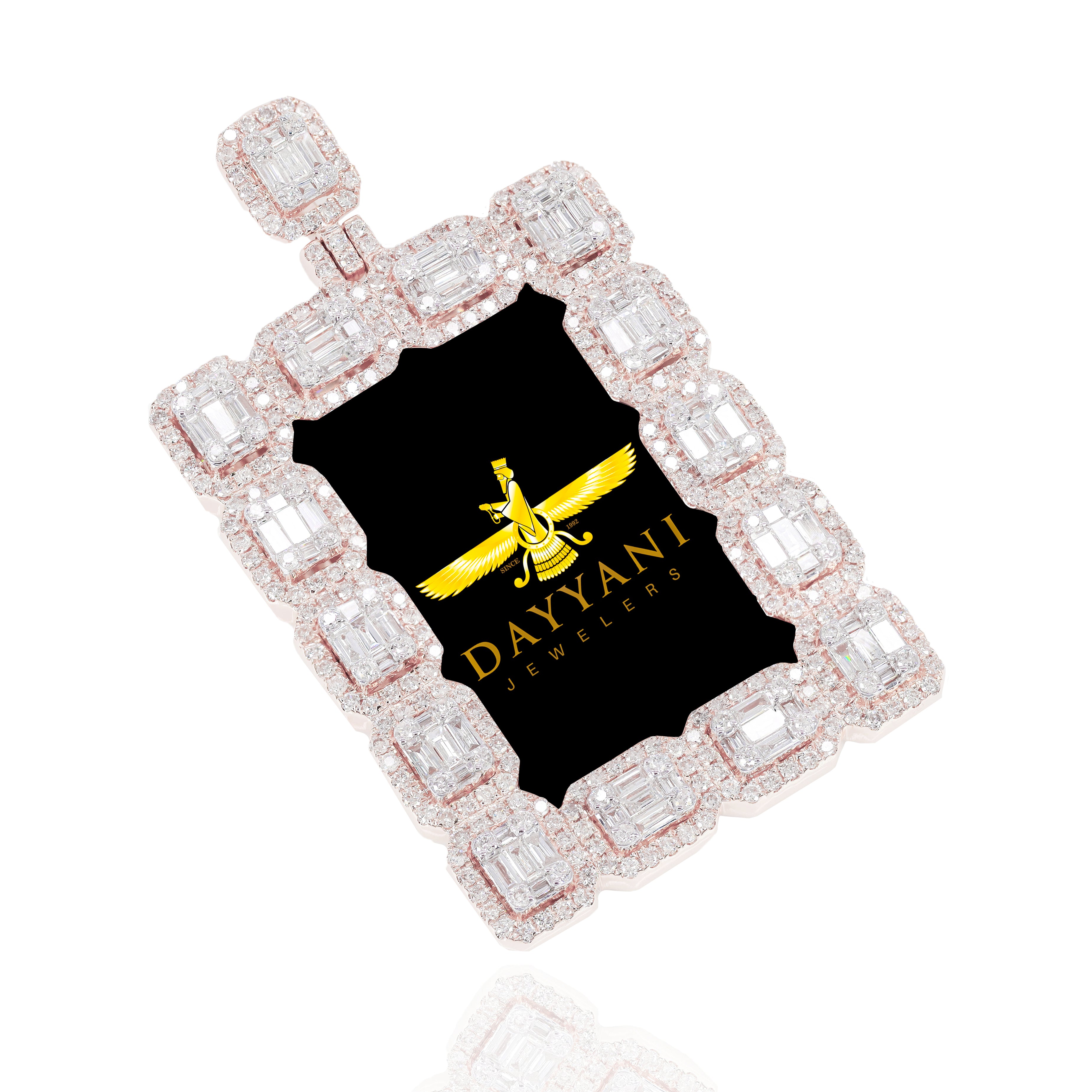 1.20 Inch Baguette Memory/Picture Diamond Pendant