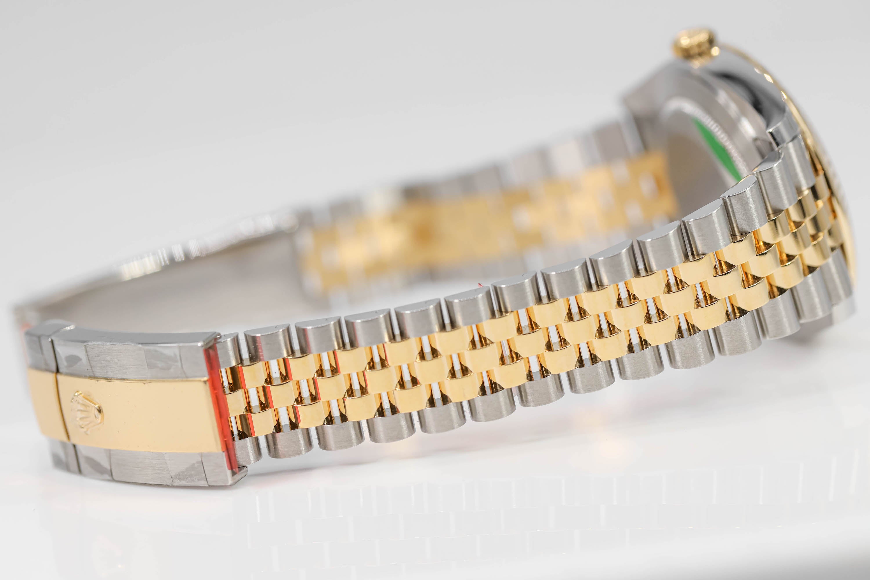 Rolex Datejust Wimbledon 41mm 126333 Jubilee Two-Tone 18K Gold Fluted Bezel & Steel Slate Roman Dial