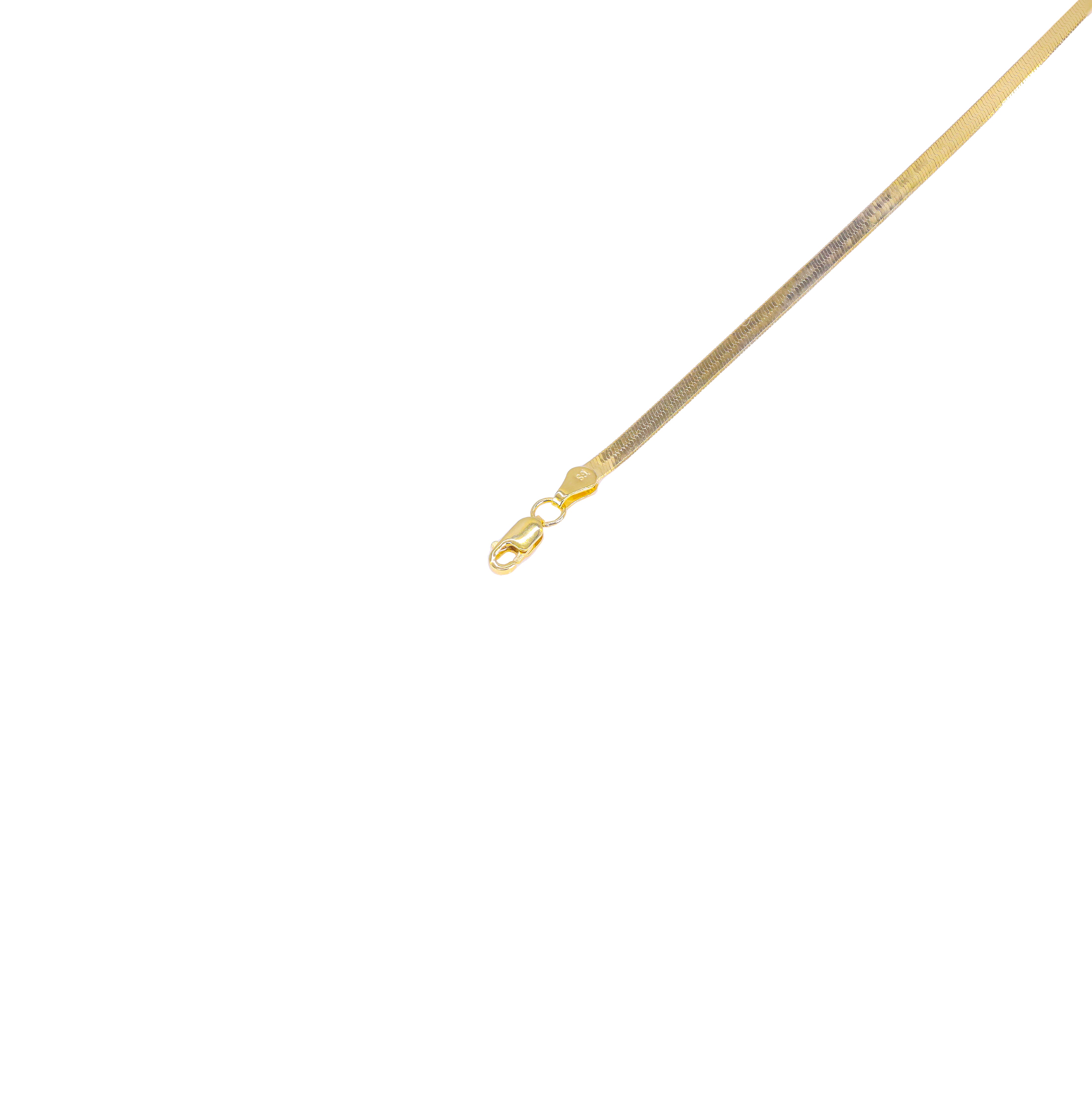 14KT Yellow Gold Herringbone Style Chain