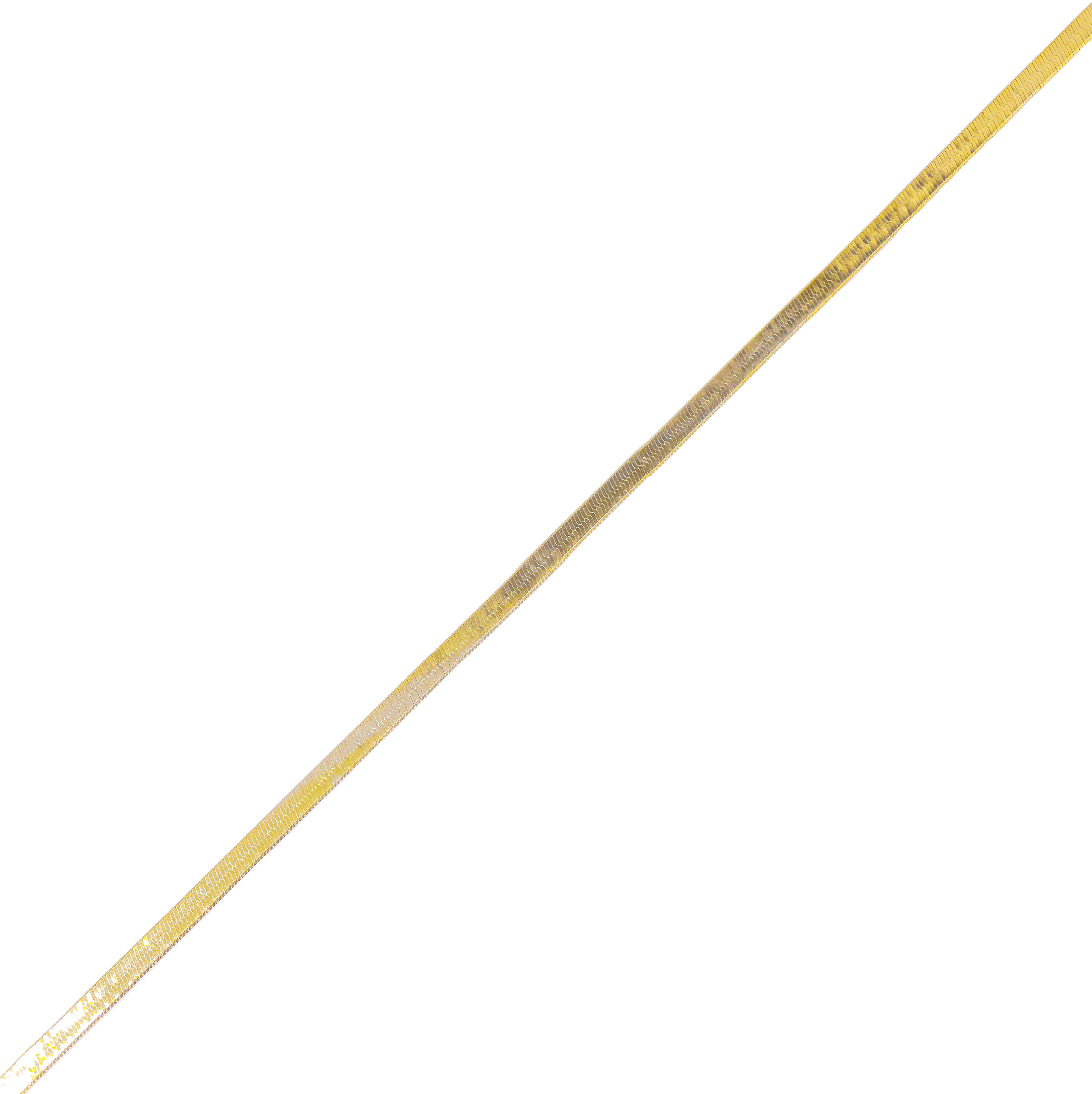 14KT Yellow Gold Herringbone Style Chain