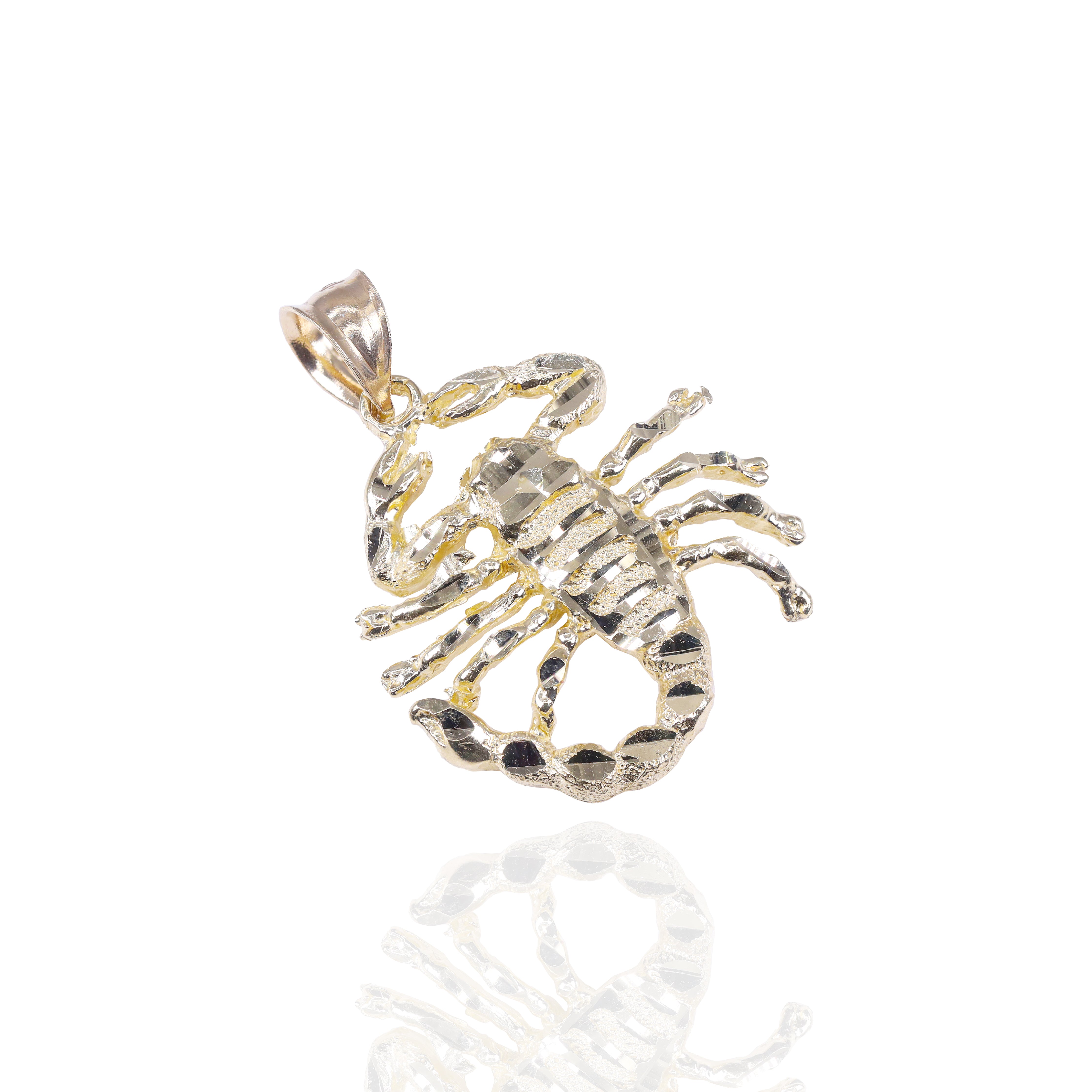 Solid Gold Scorpion Pendant