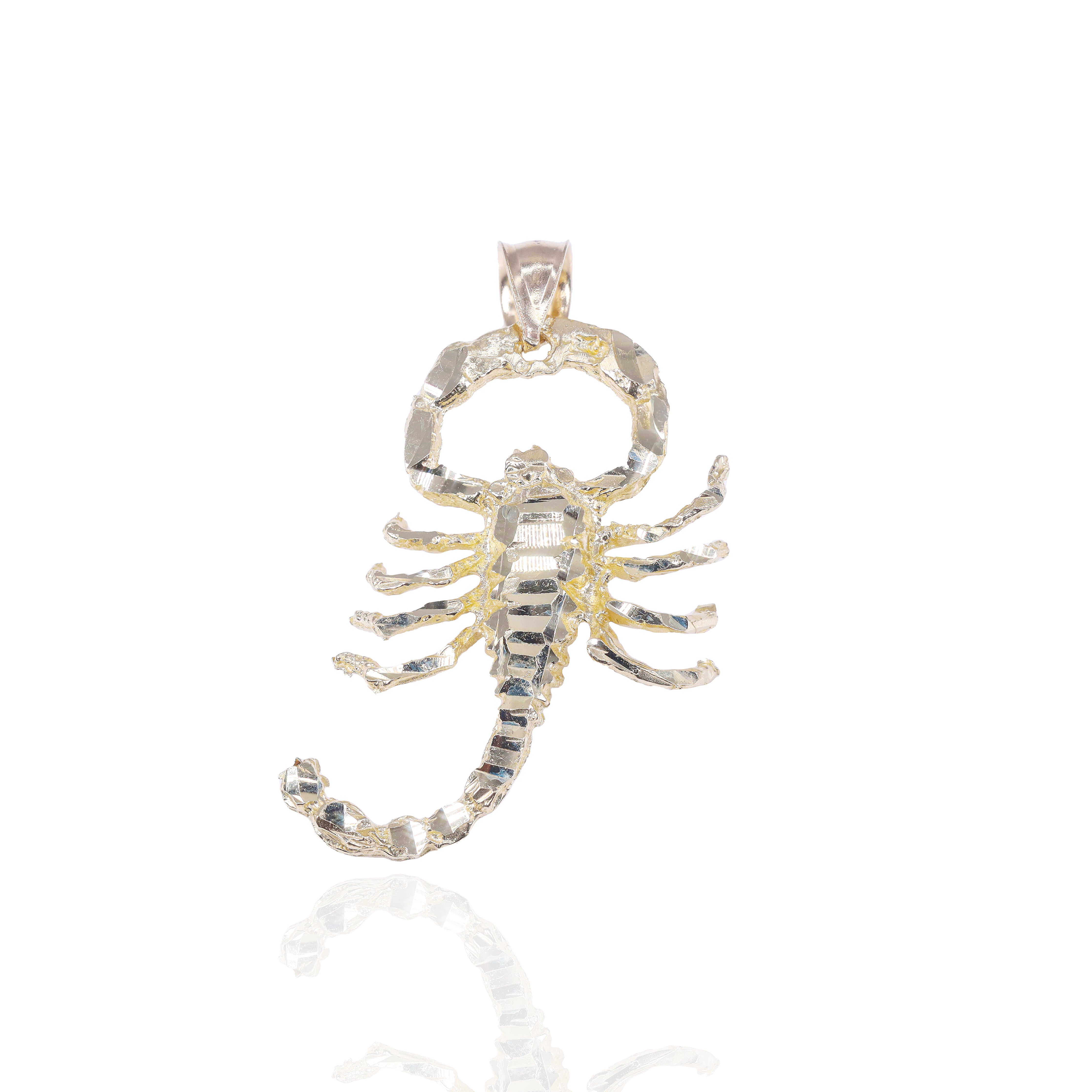 Solid Gold Scorpion Pendant