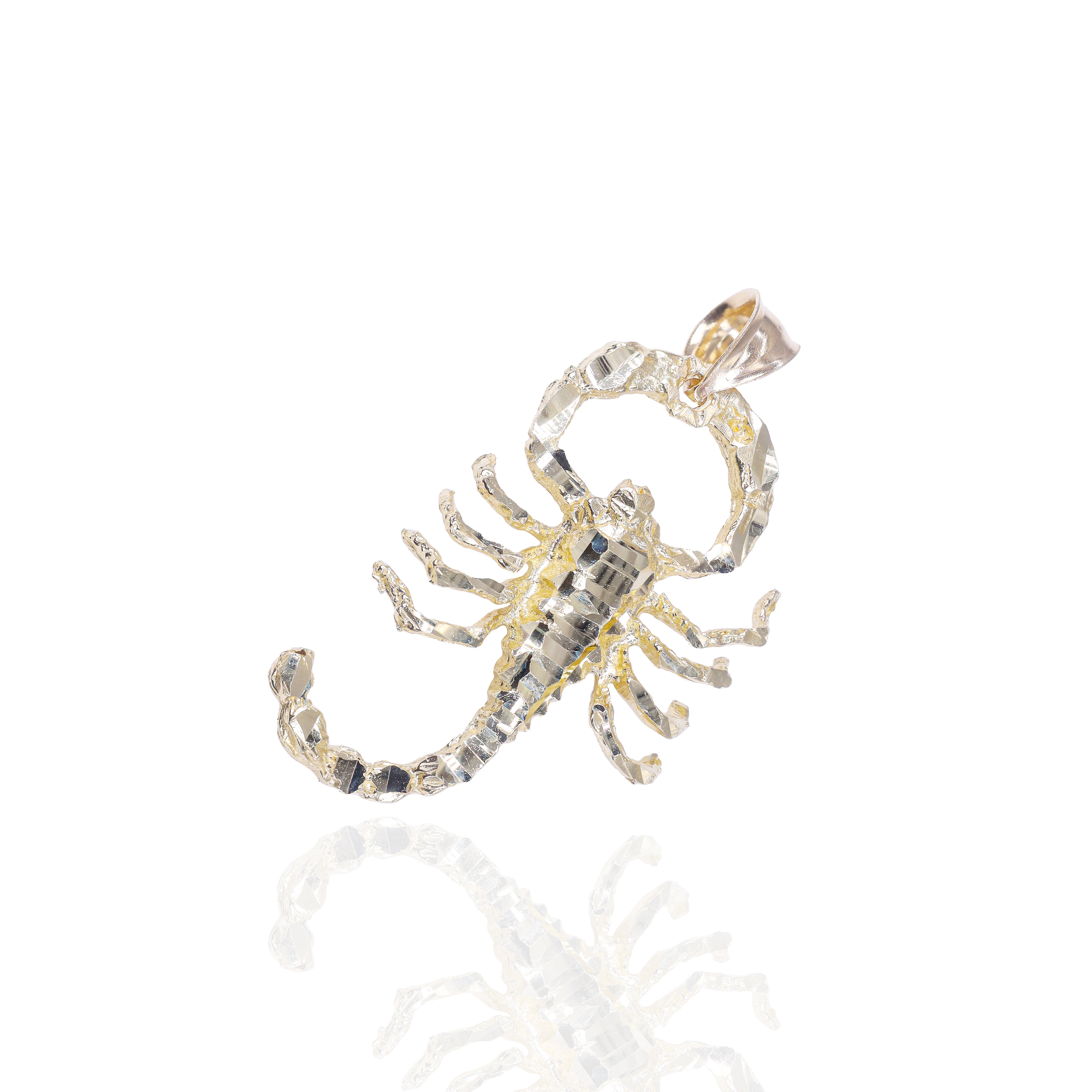 Solid Gold Scorpion Pendant