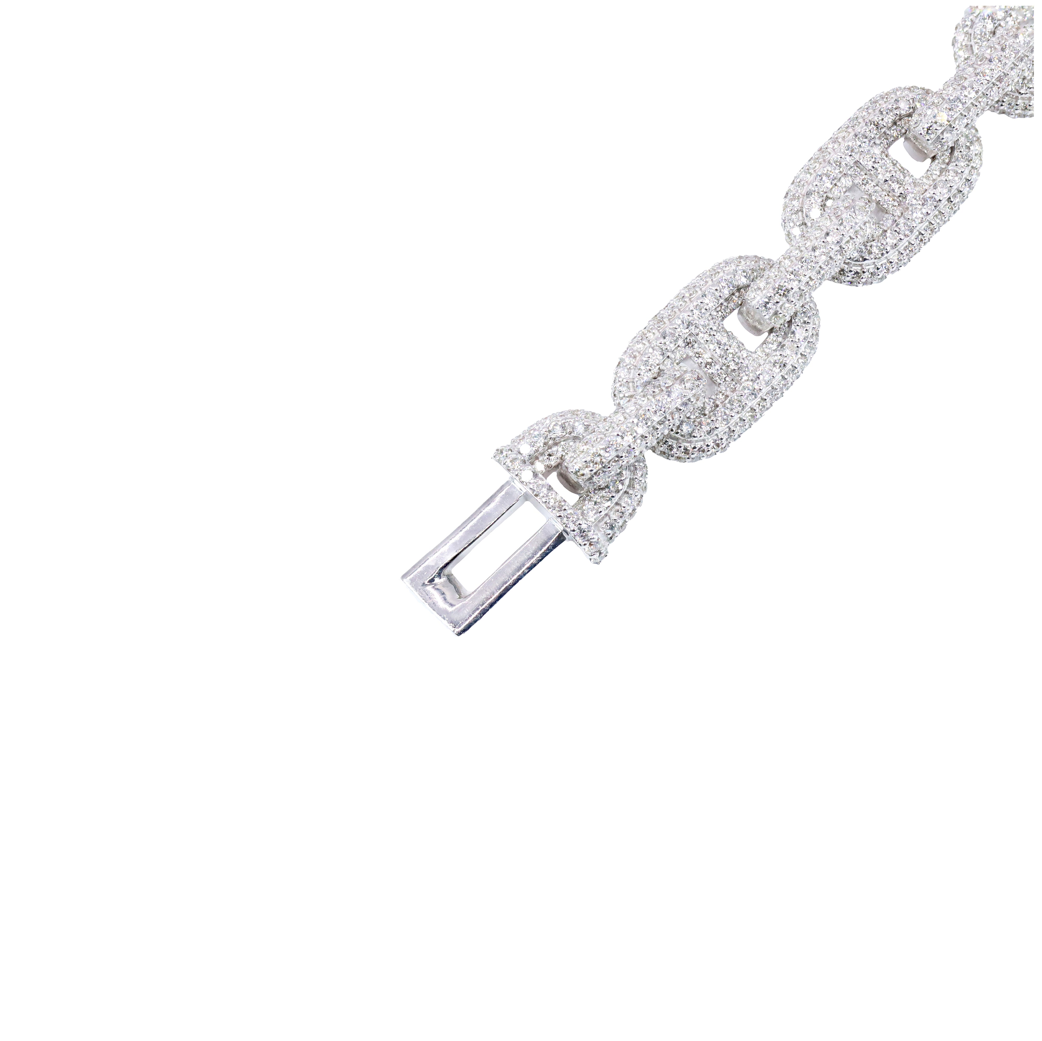 13mm Gucci Link Diamond Chain