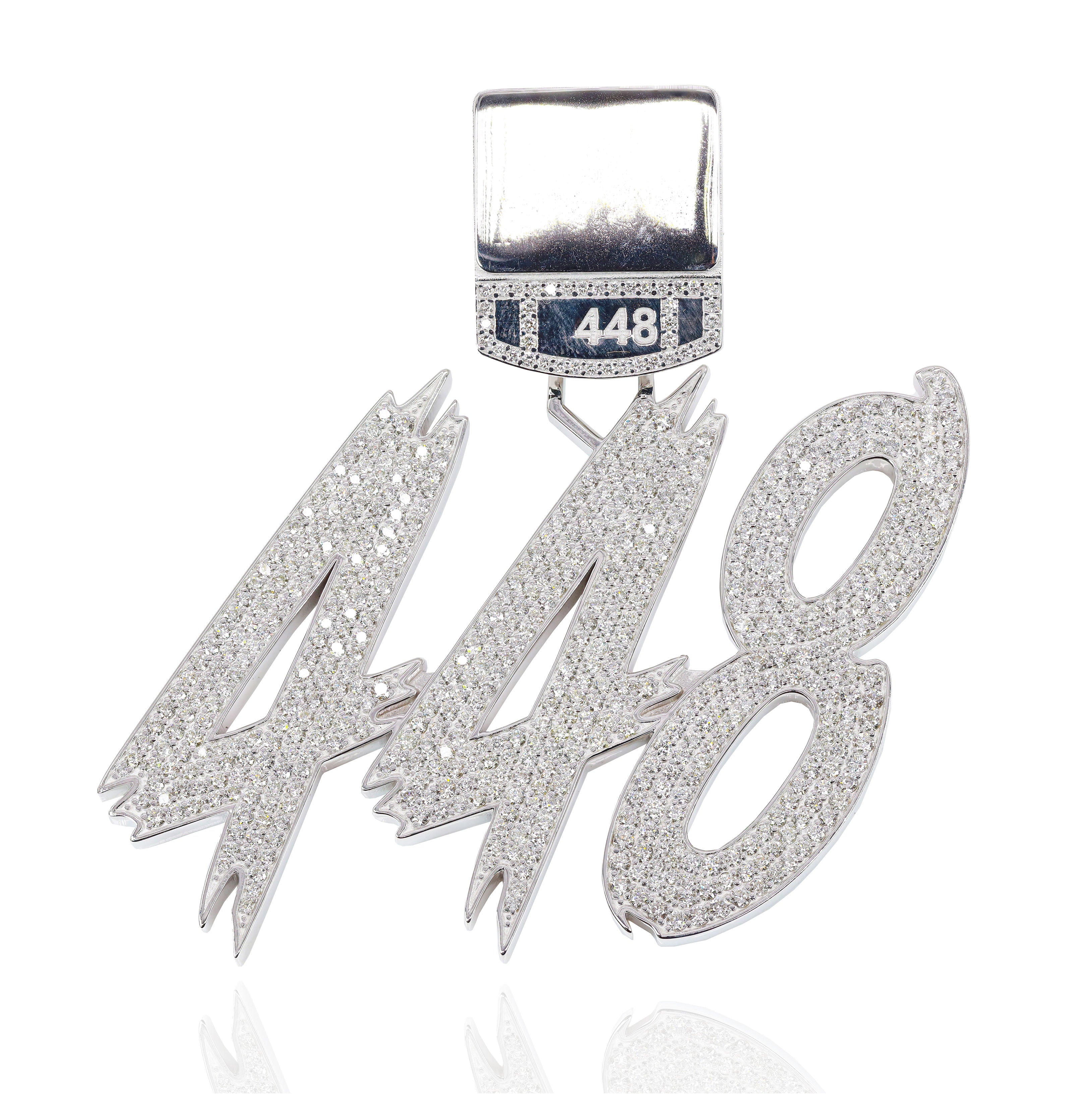 Custom Design Deposit - Open Style Number Diamond Pendant