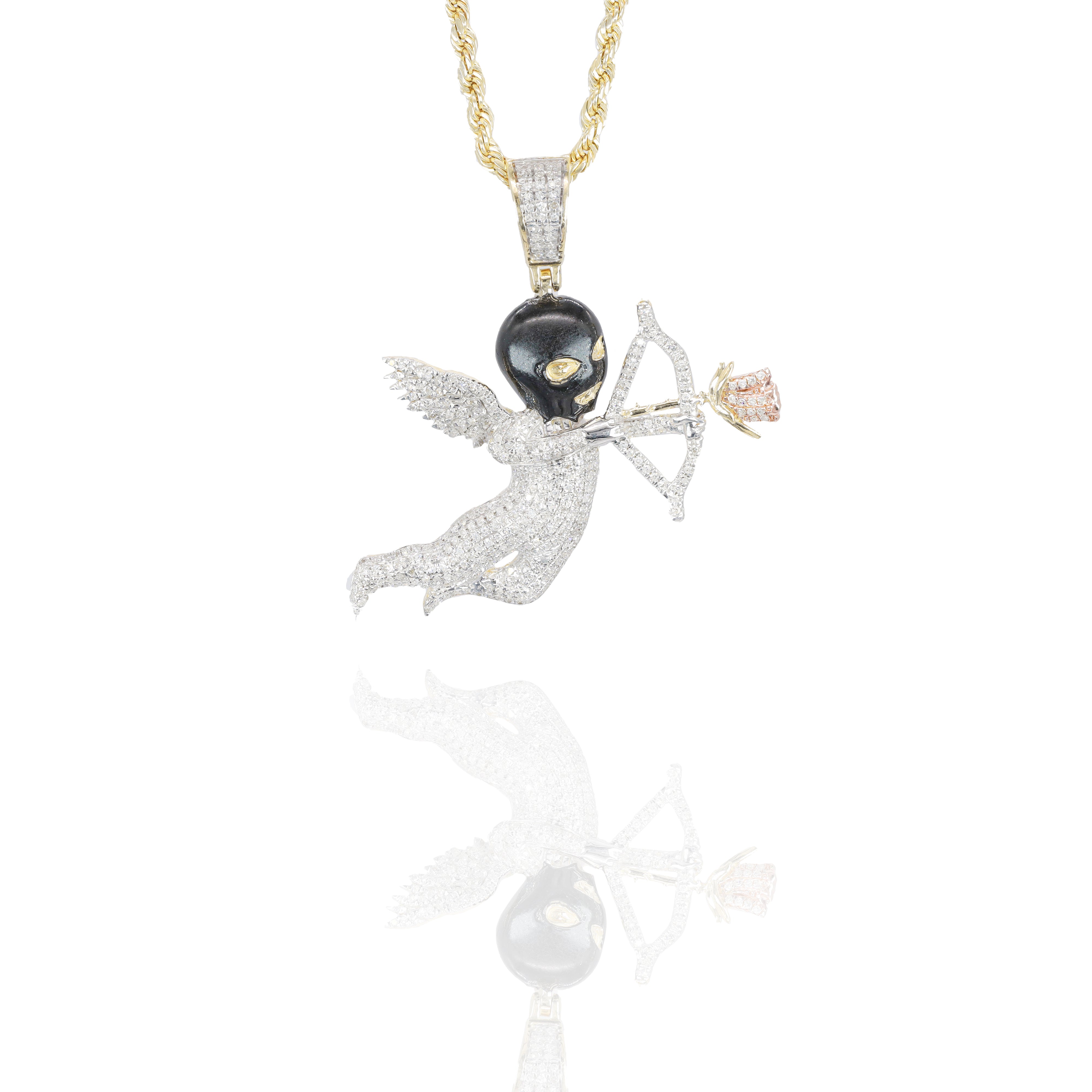 Certified Lover Boy Angel Diamond Pendant
