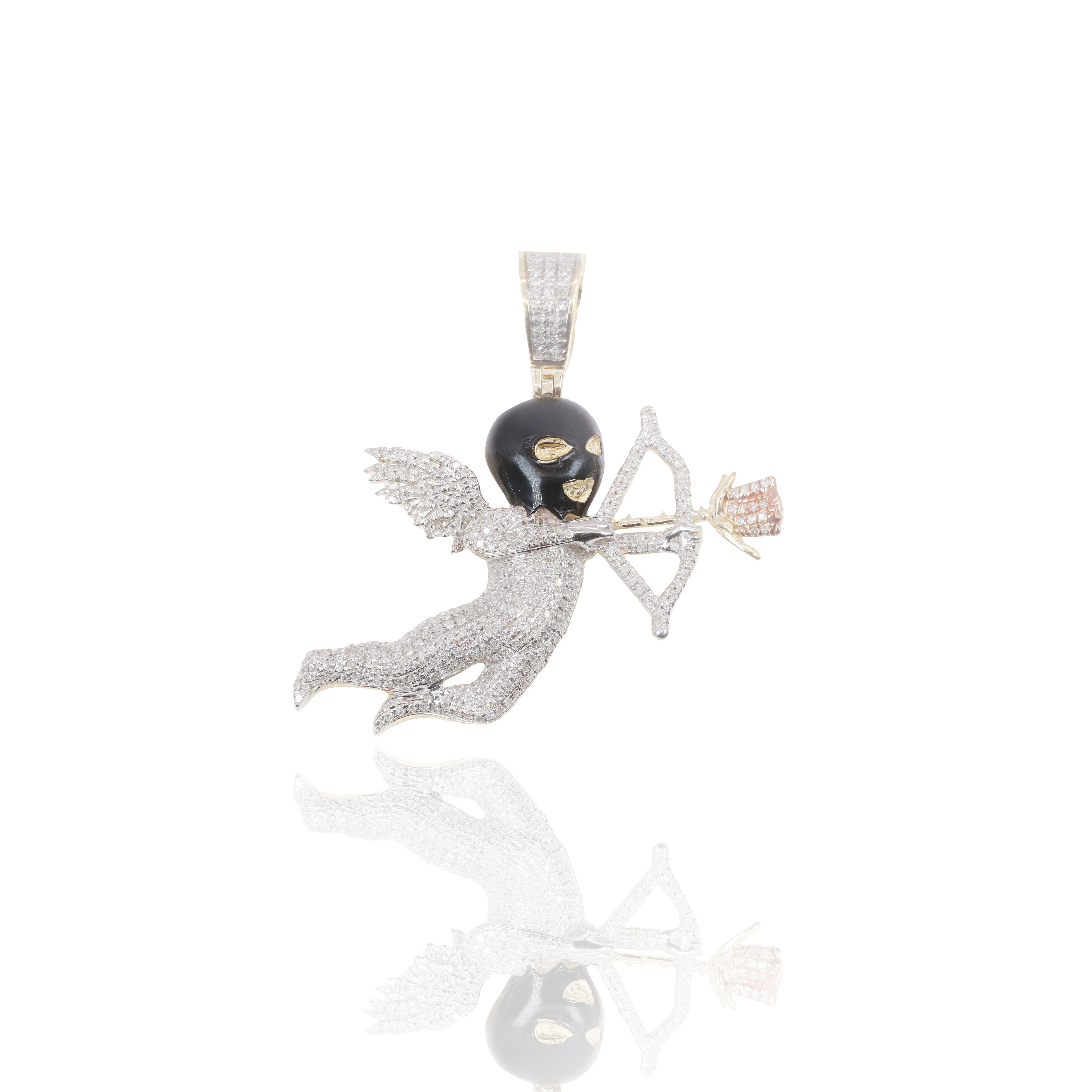 Certified Lover Boy Angel Diamond Pendant