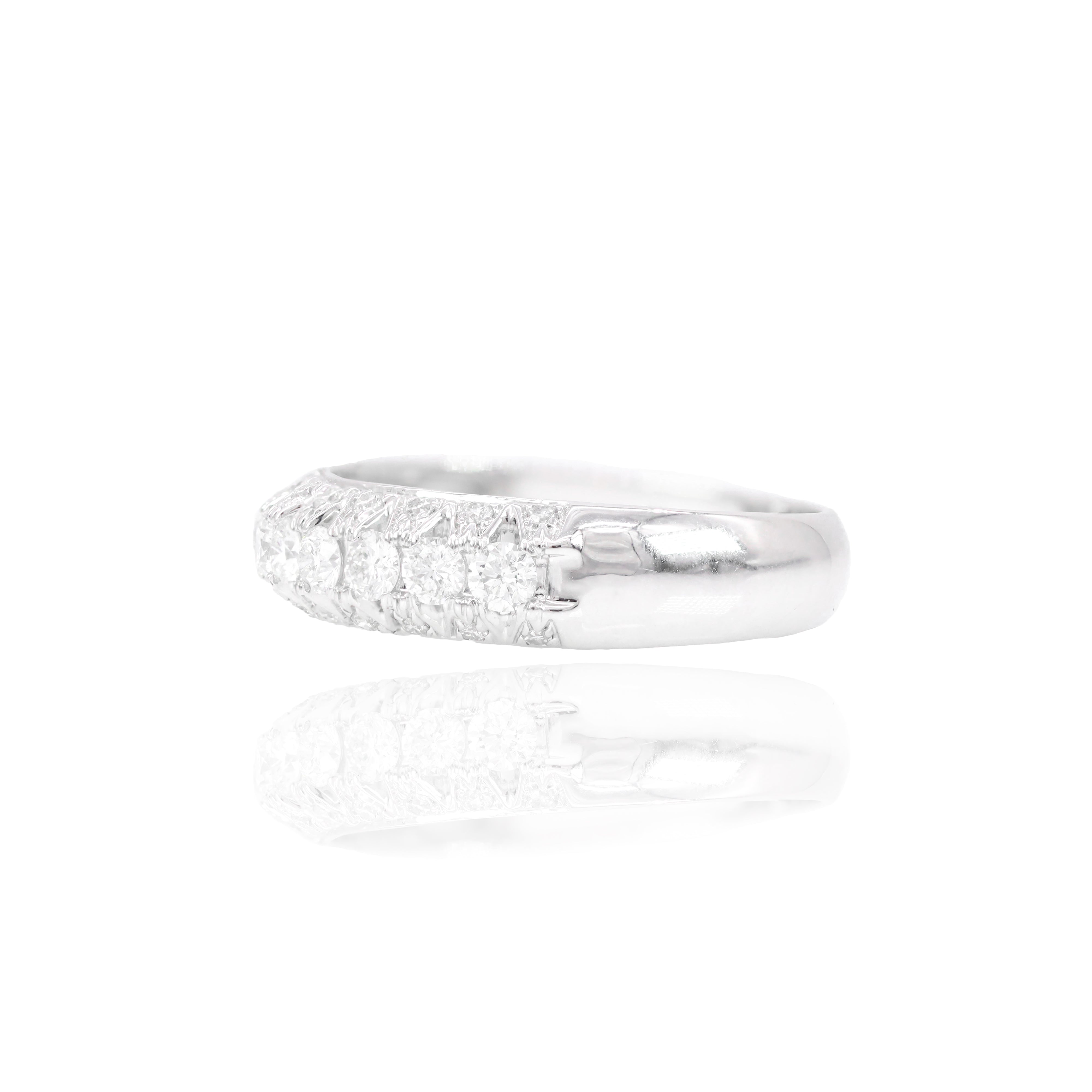 Round Diamond with Halo Engagement Ring with Band & Men's Band (TRIO-SET)