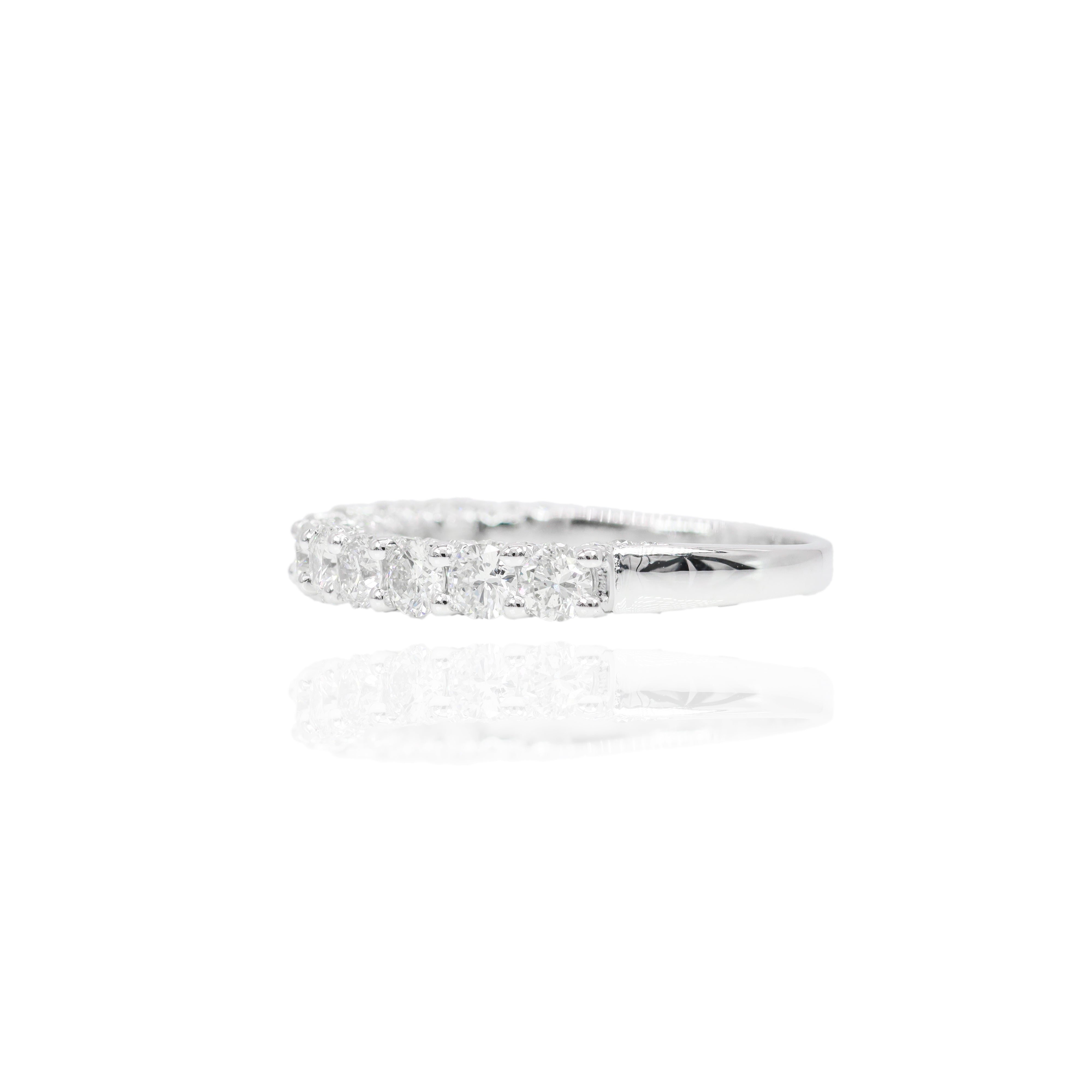 .50 CT Center Diamond with Halo Engagement Ring & Band