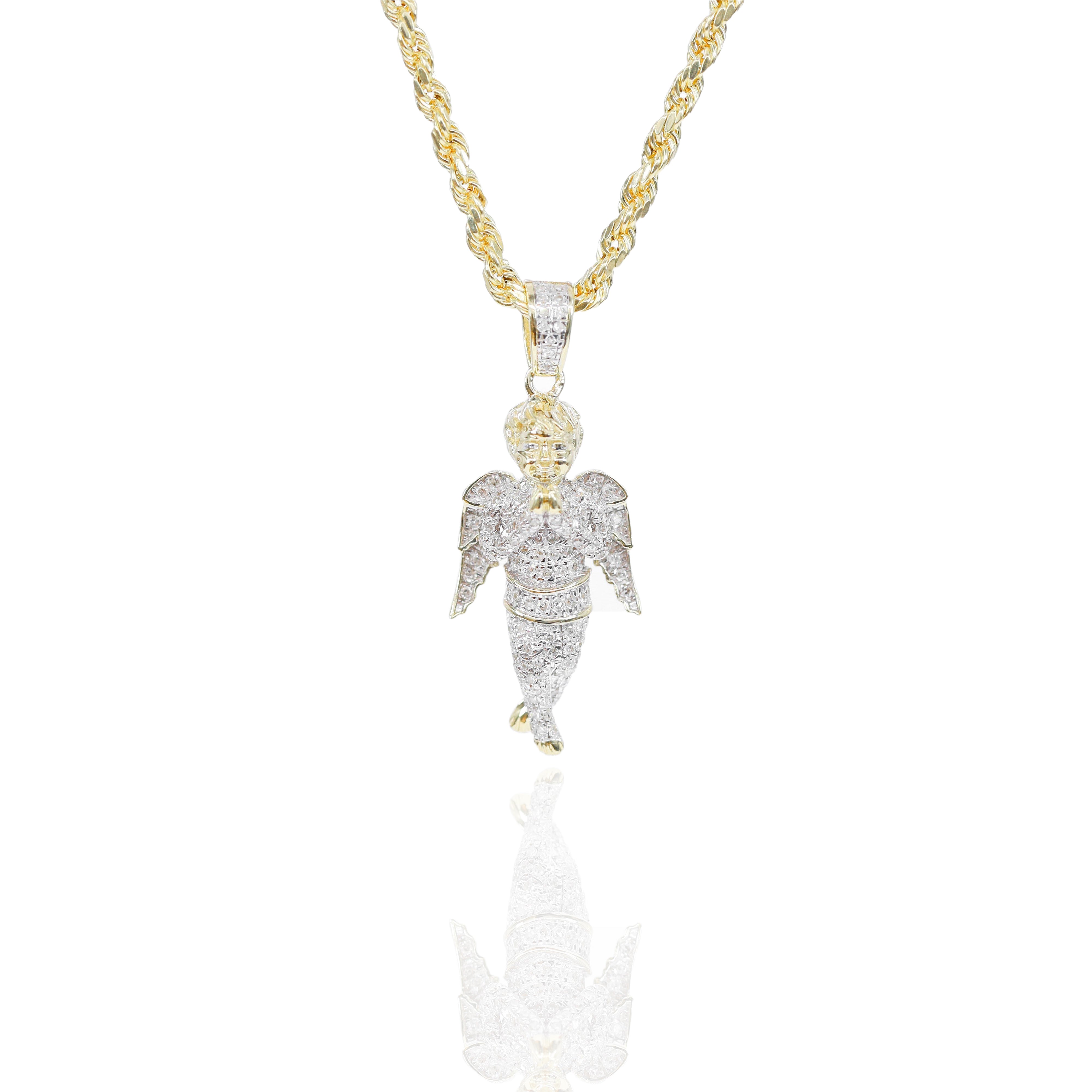 Small Baby Angel Diamond  Pendant