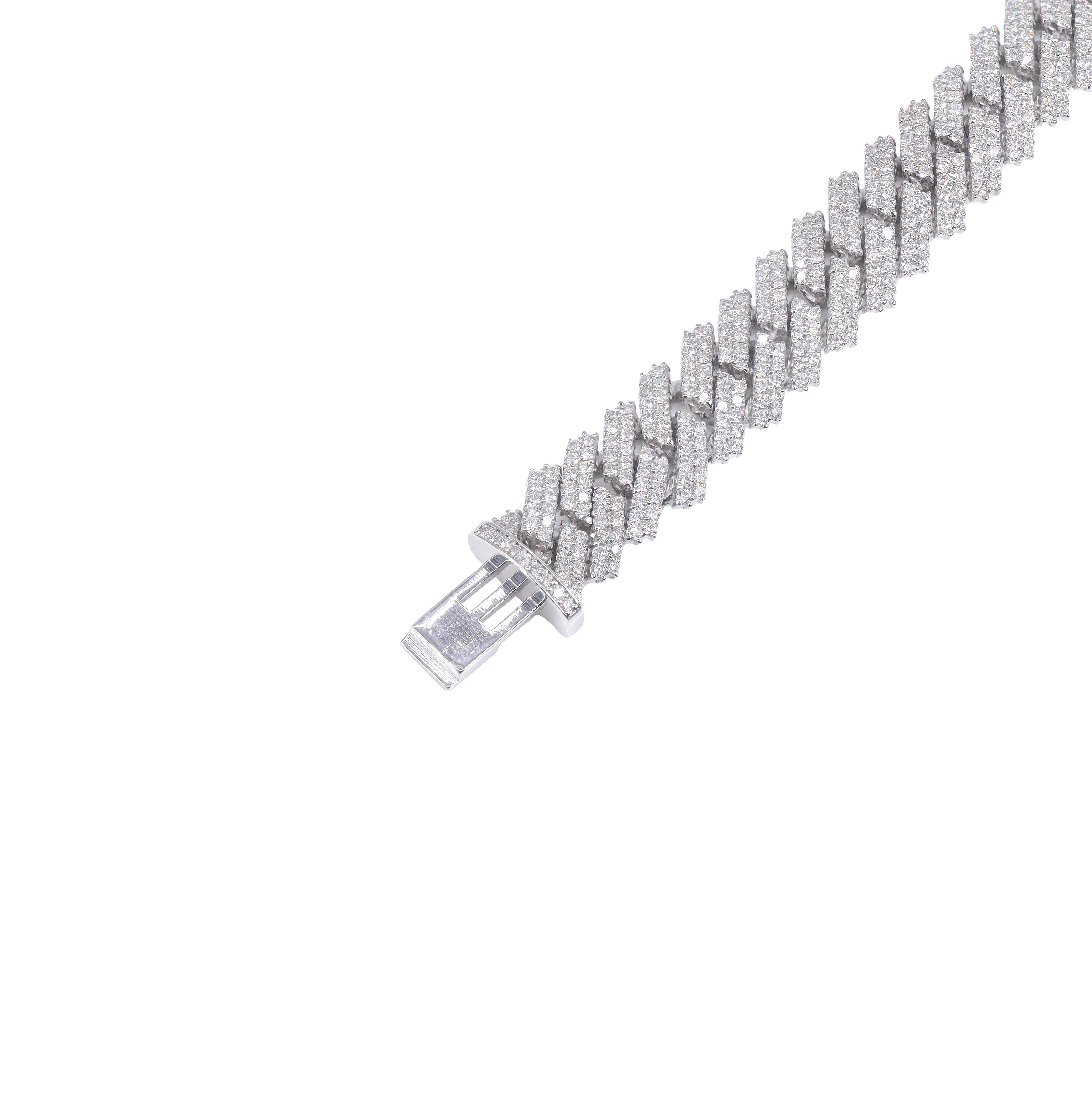 14mm Jagged Diamond Miami Cuban Chain