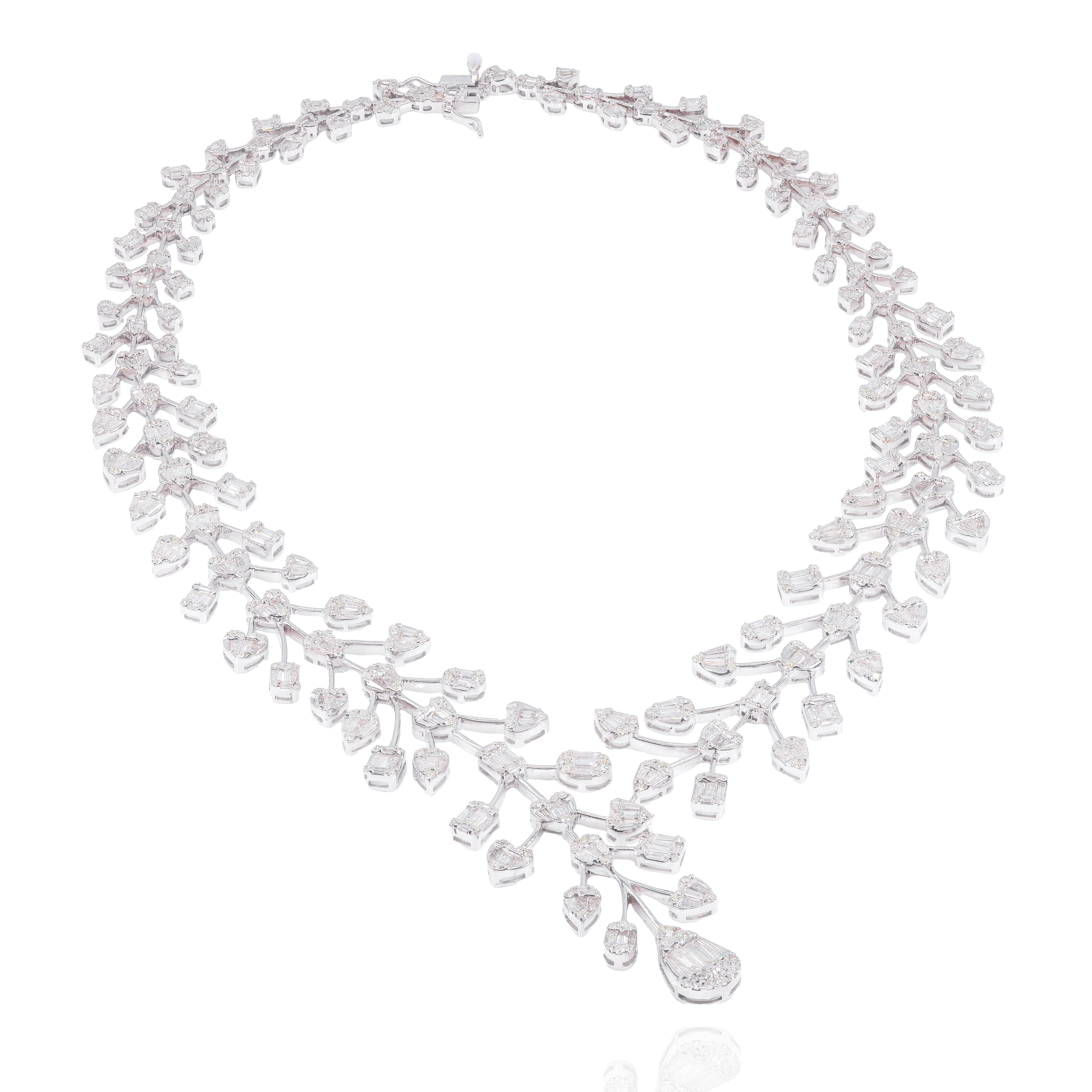 Vintage Style Luxurious Diamond Necklace