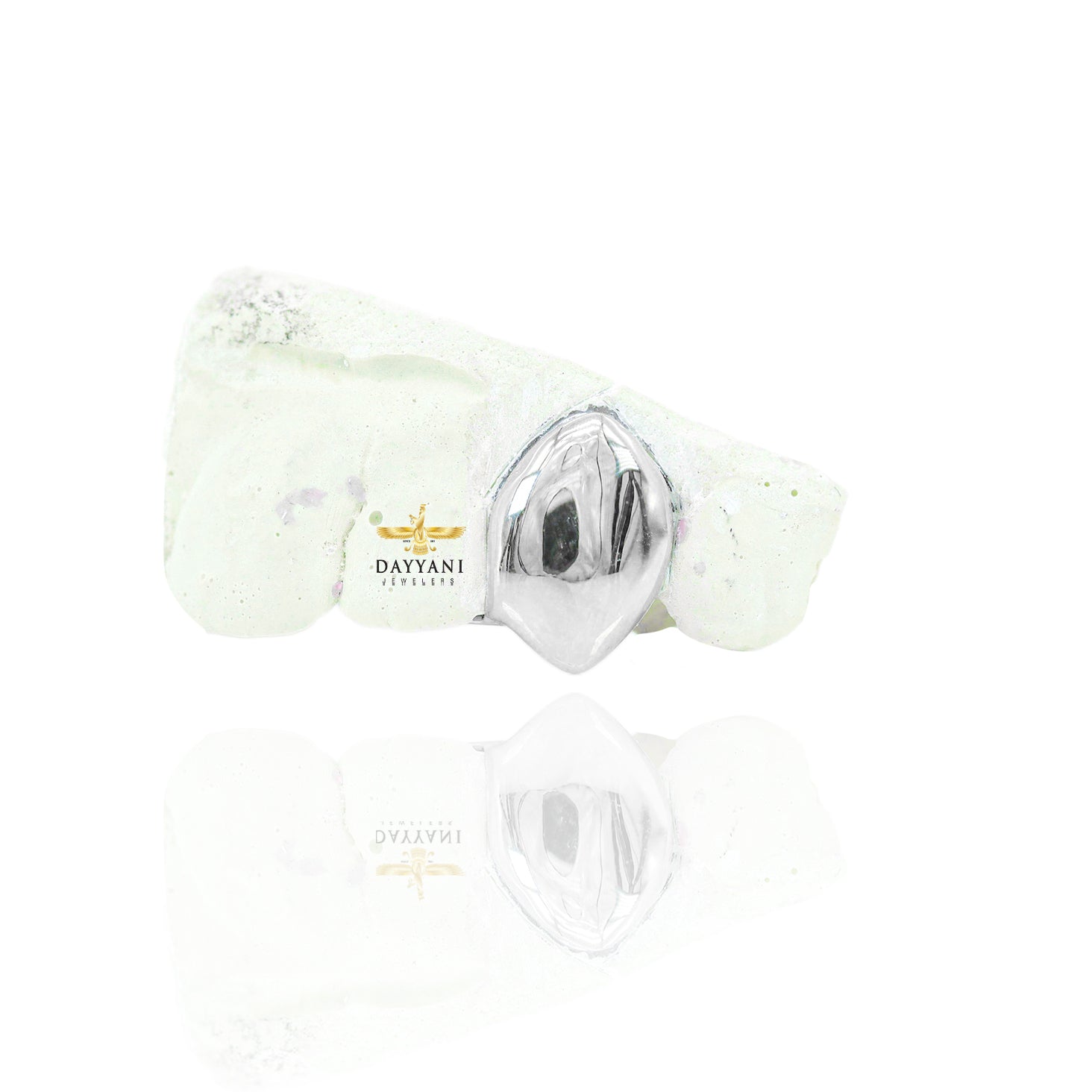Custom One Tooth (Cap Grillz) Gold Grillz (TOP TEETH ADHESIVE REQUIRED)