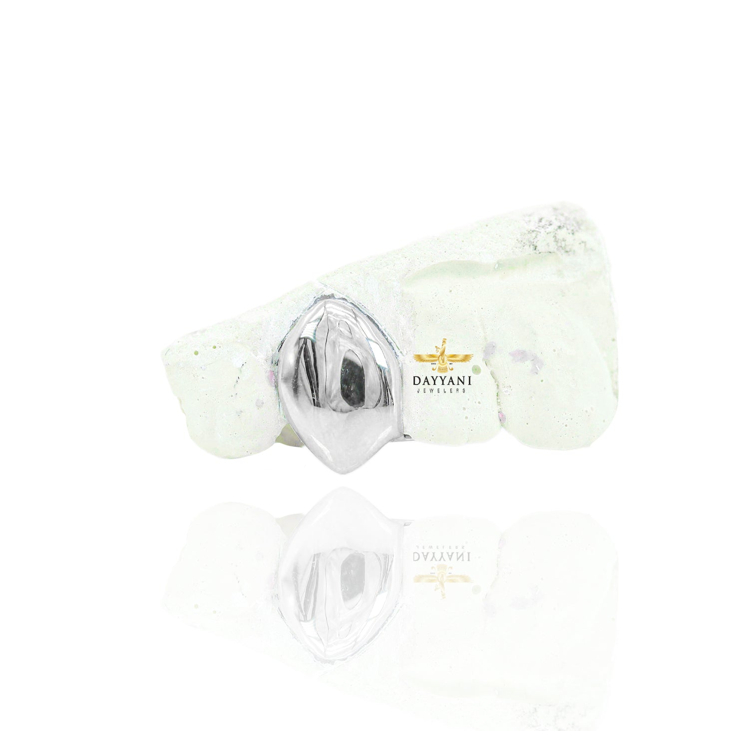 Custom One Tooth (Cap Grillz) Gold Grillz (TOP TEETH ADHESIVE REQUIRED)