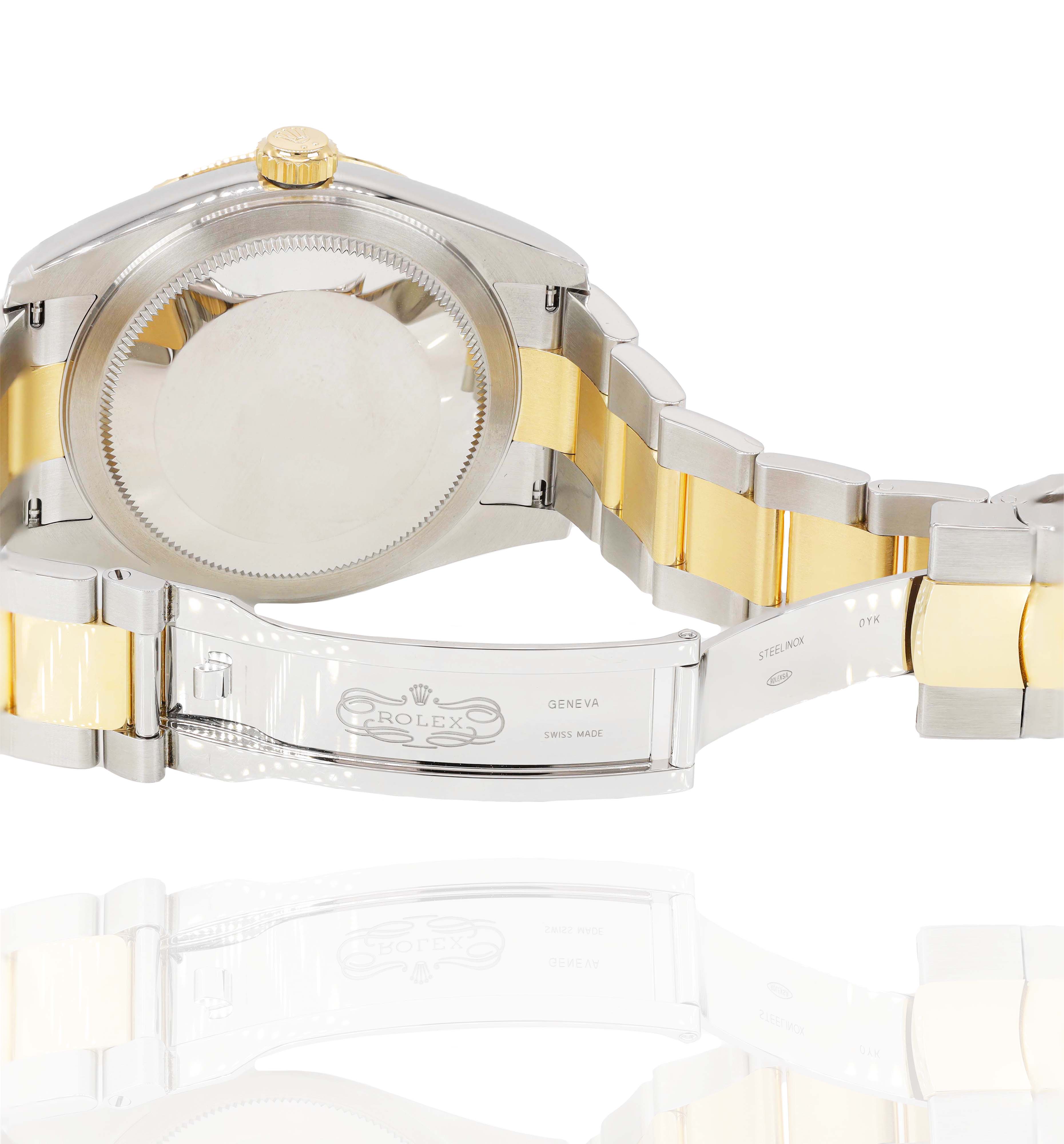 Rolex 326933 Sky Dweller Black Dial 18k Yellow Gold Stainless Steel
