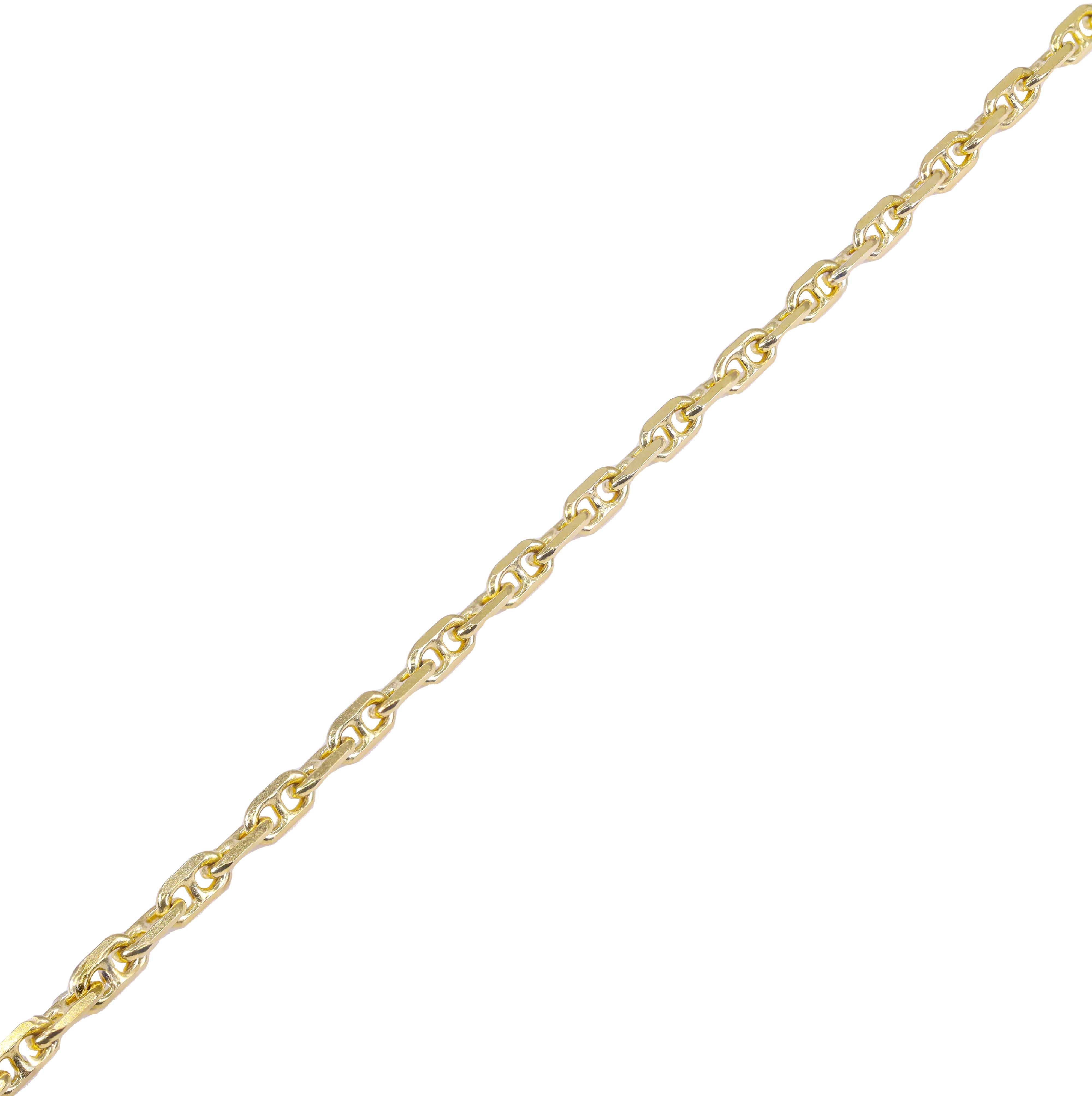 14KT Mariner/Anchor Link Yellow Gold Chain