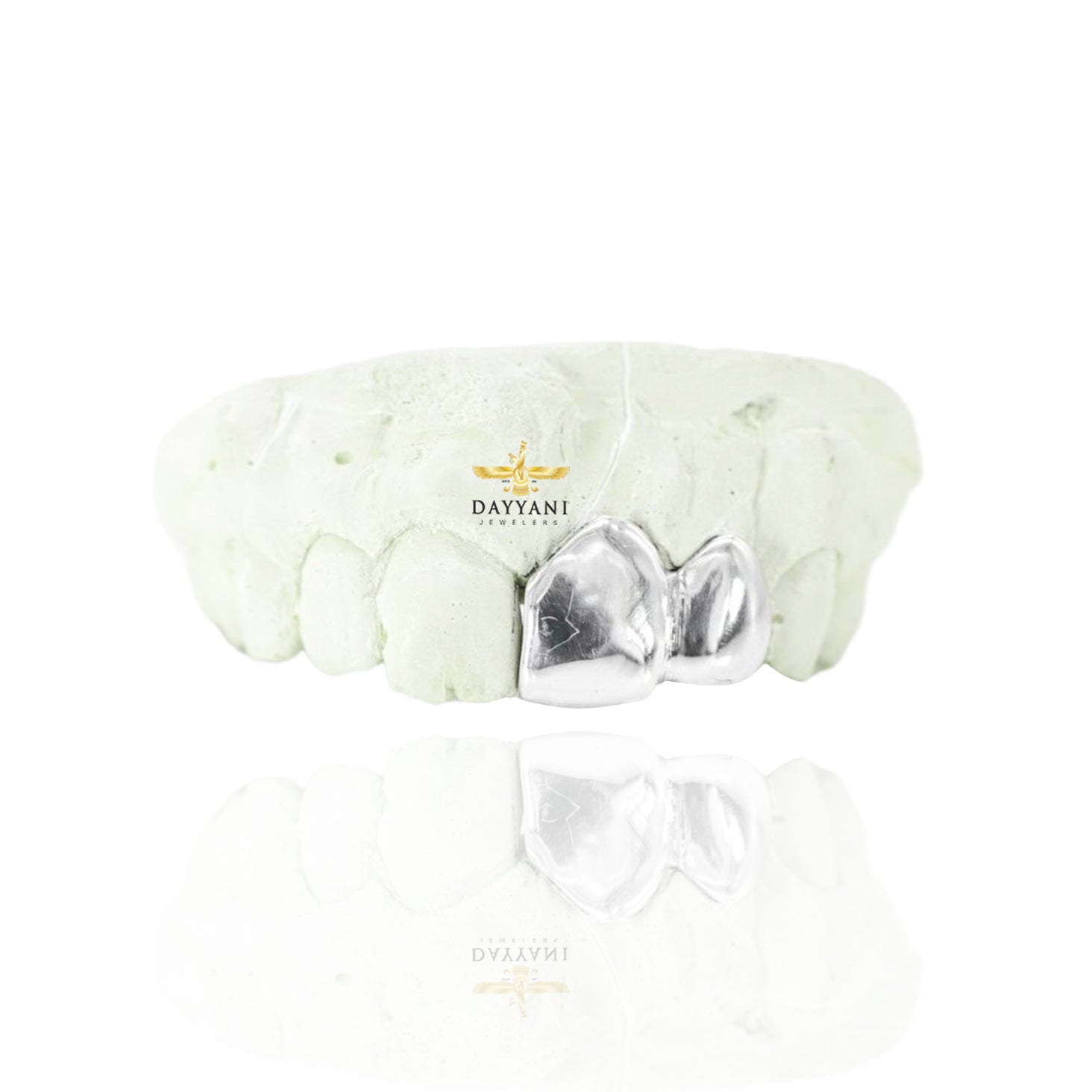 Custom ANY 2 Teeth (Connected) Gold Grillz