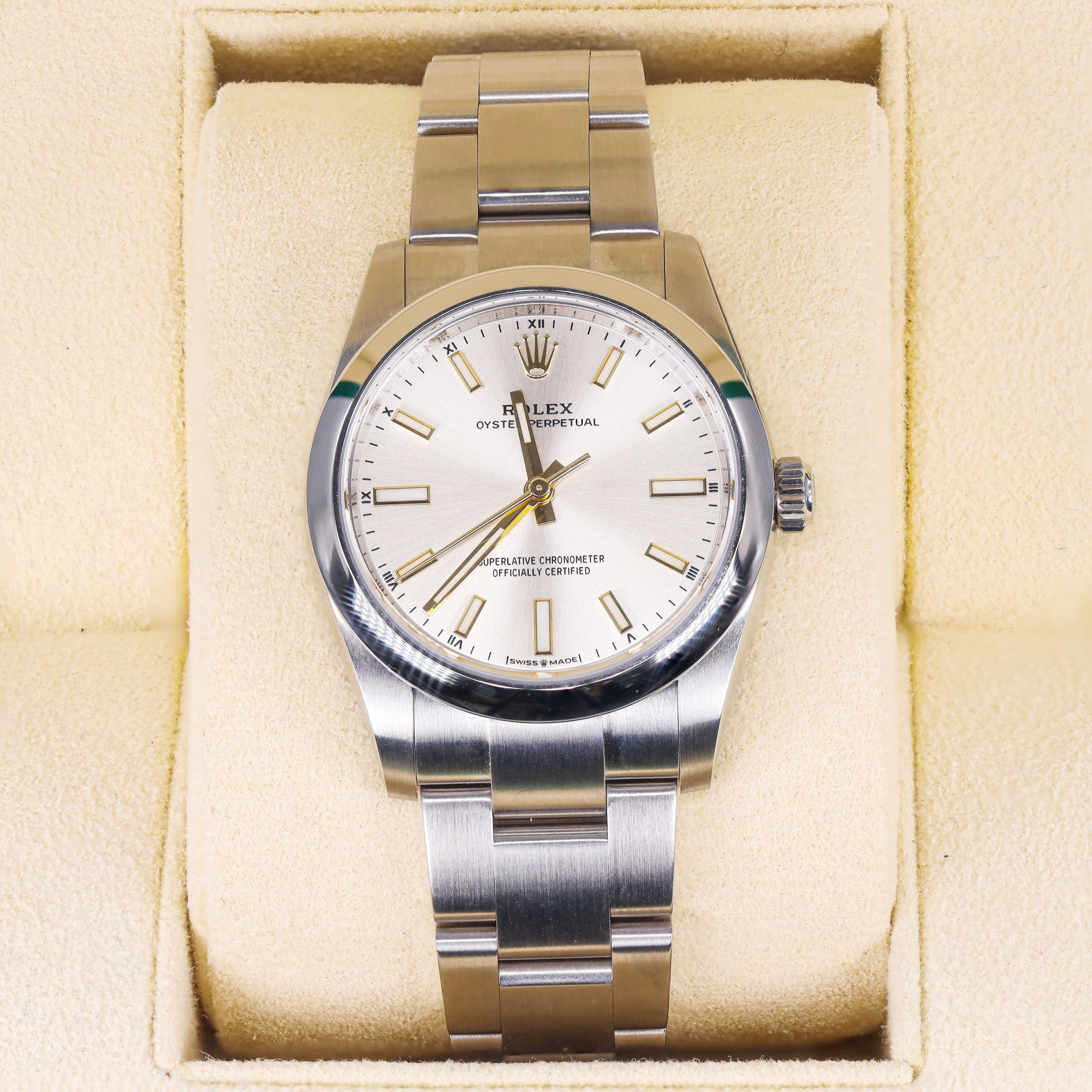 Rolex 124200 Oyster Perpetual 34mm Silver Dial