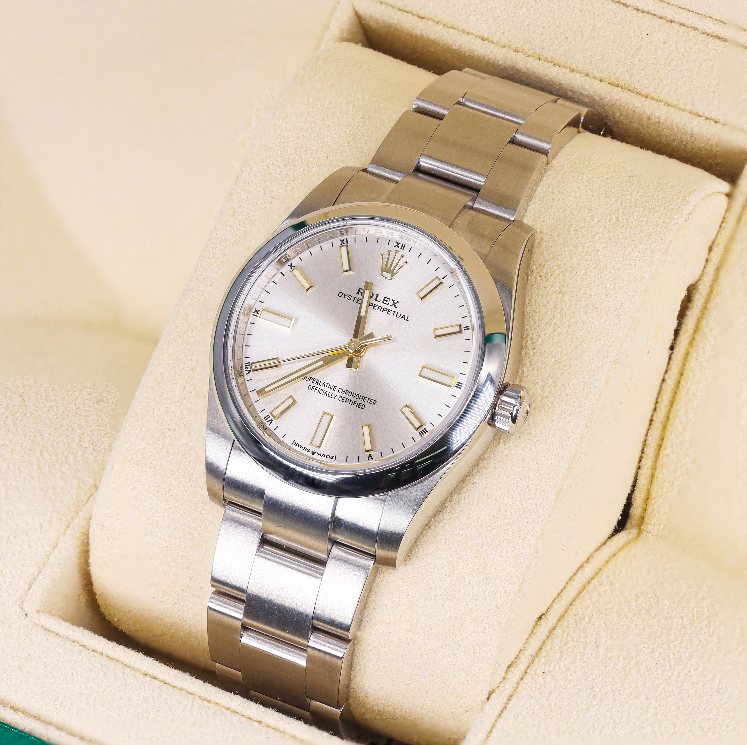 Rolex 124200 Oyster Perpetual 34mm Silver Dial