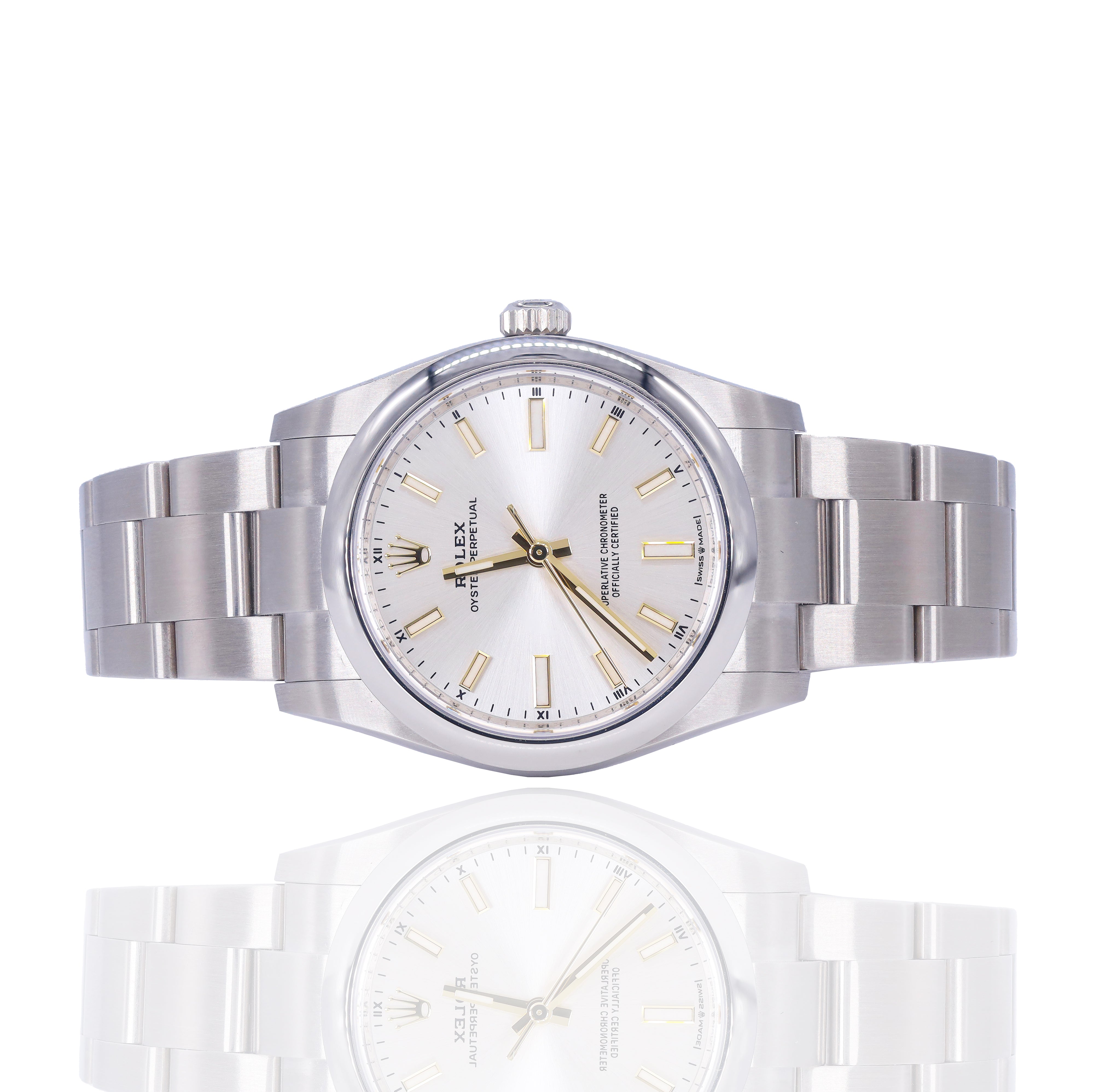Rolex 124200 Oyster Perpetual 34mm Silver Dial