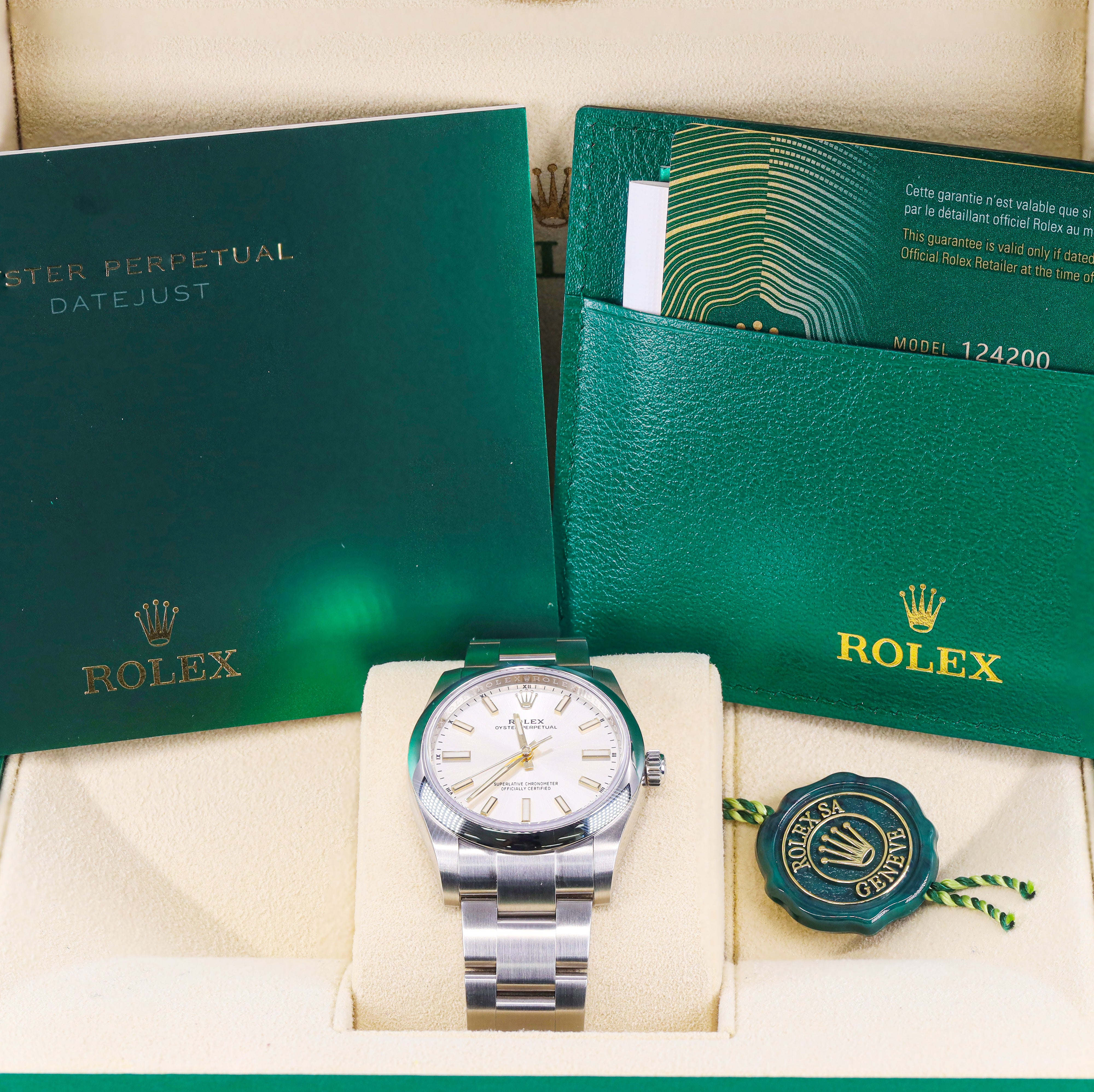 Rolex 124200 Oyster Perpetual 34mm Silver Dial