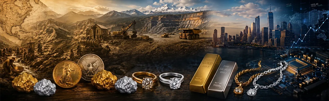 The Evolution of Precious Metals in North America Over 250 Years