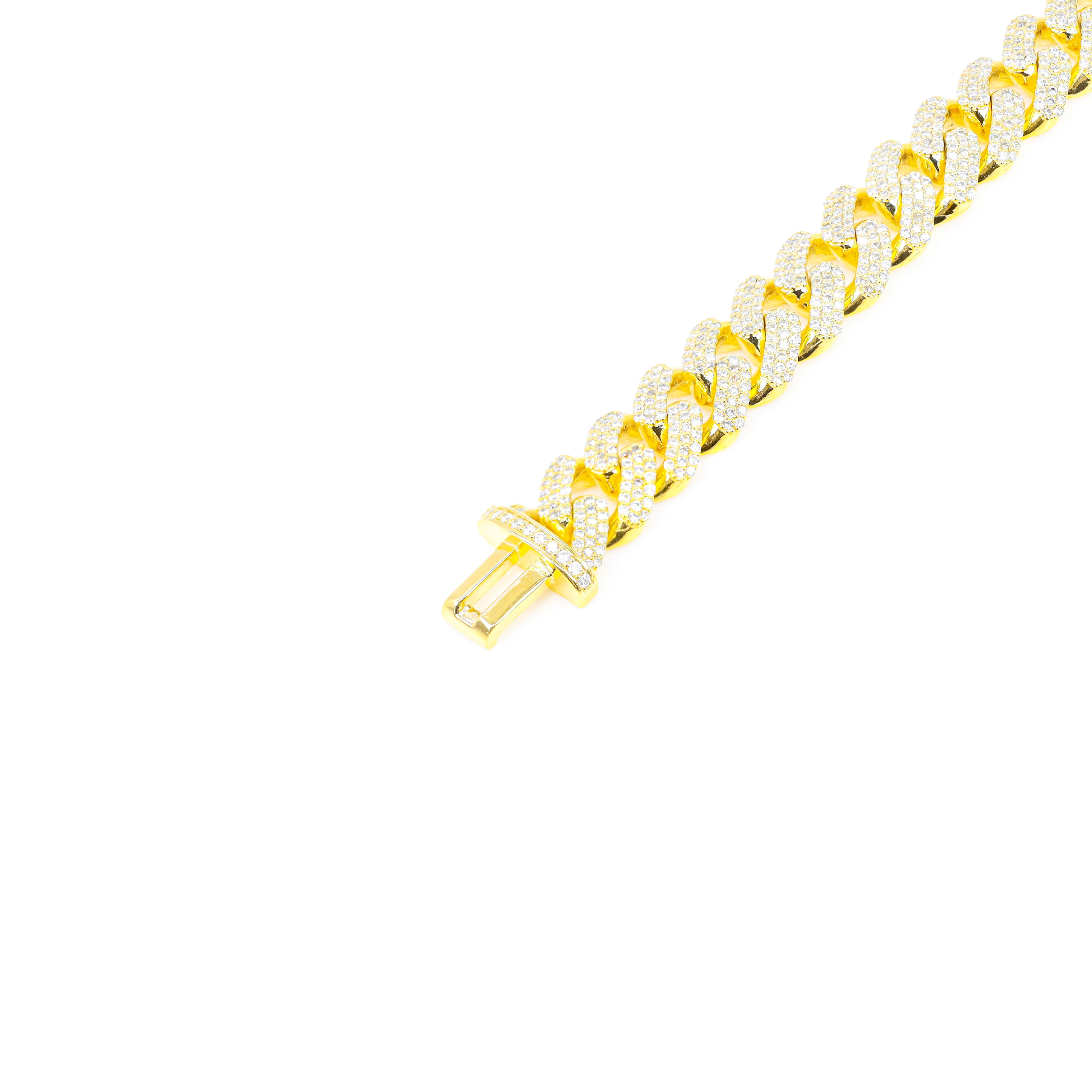 12.5mm Miami Cuban Link Diamond Bracelet