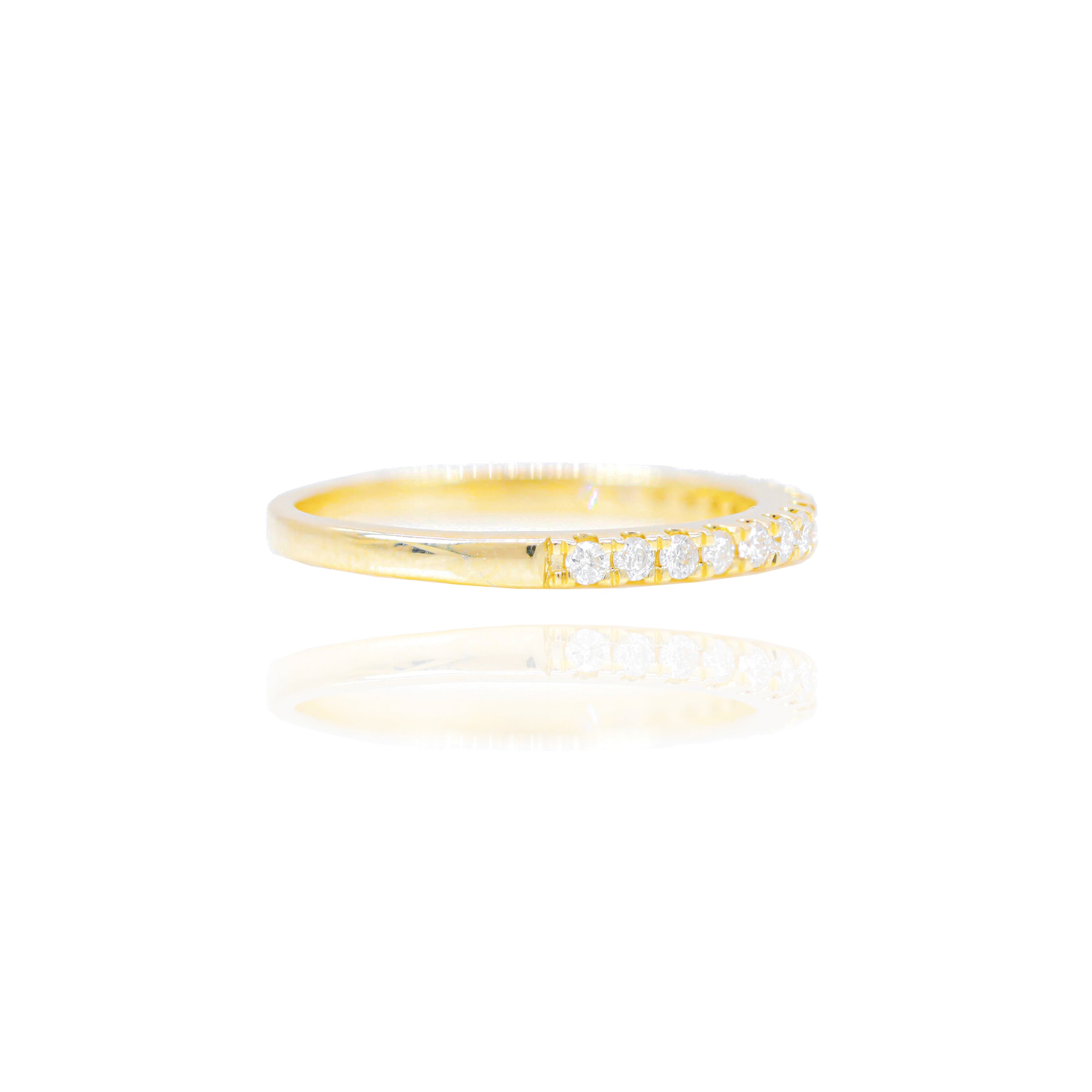 Baguette Center w/ Double Row Diamond Engagement Ring & Band