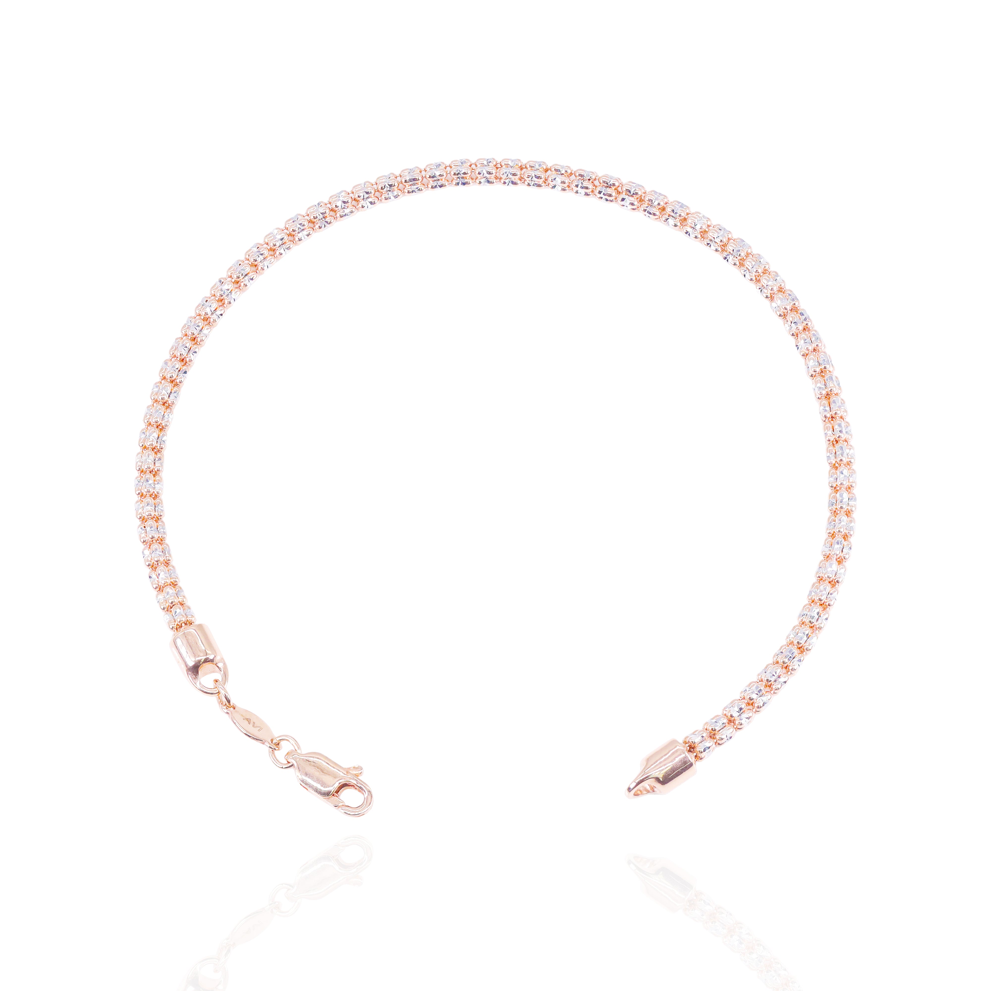 14KT Rose ICE Gold Bracelet