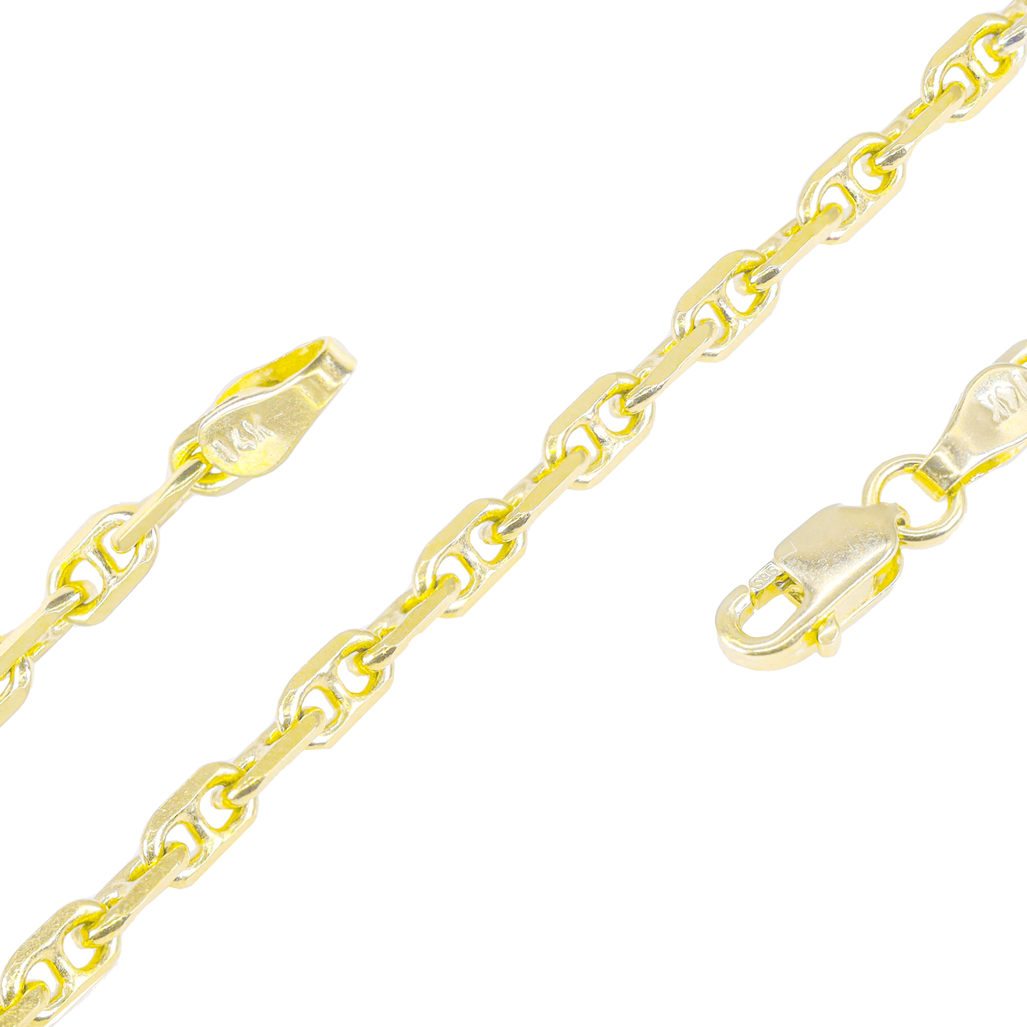 14KT Mariner/Anchor Link Yellow Gold Chain