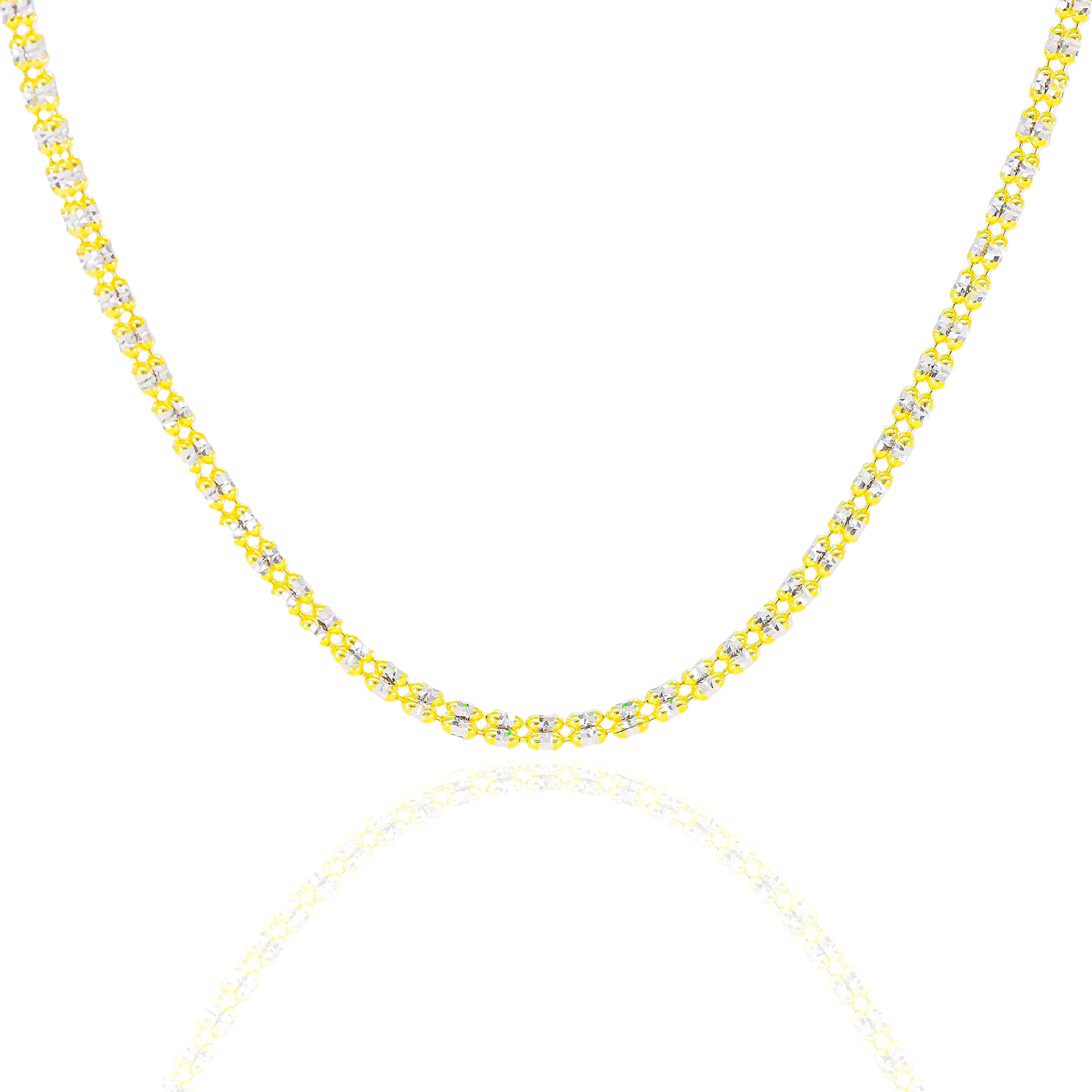 14KT Two-Tone Yellow Gold ICE Gold Chain