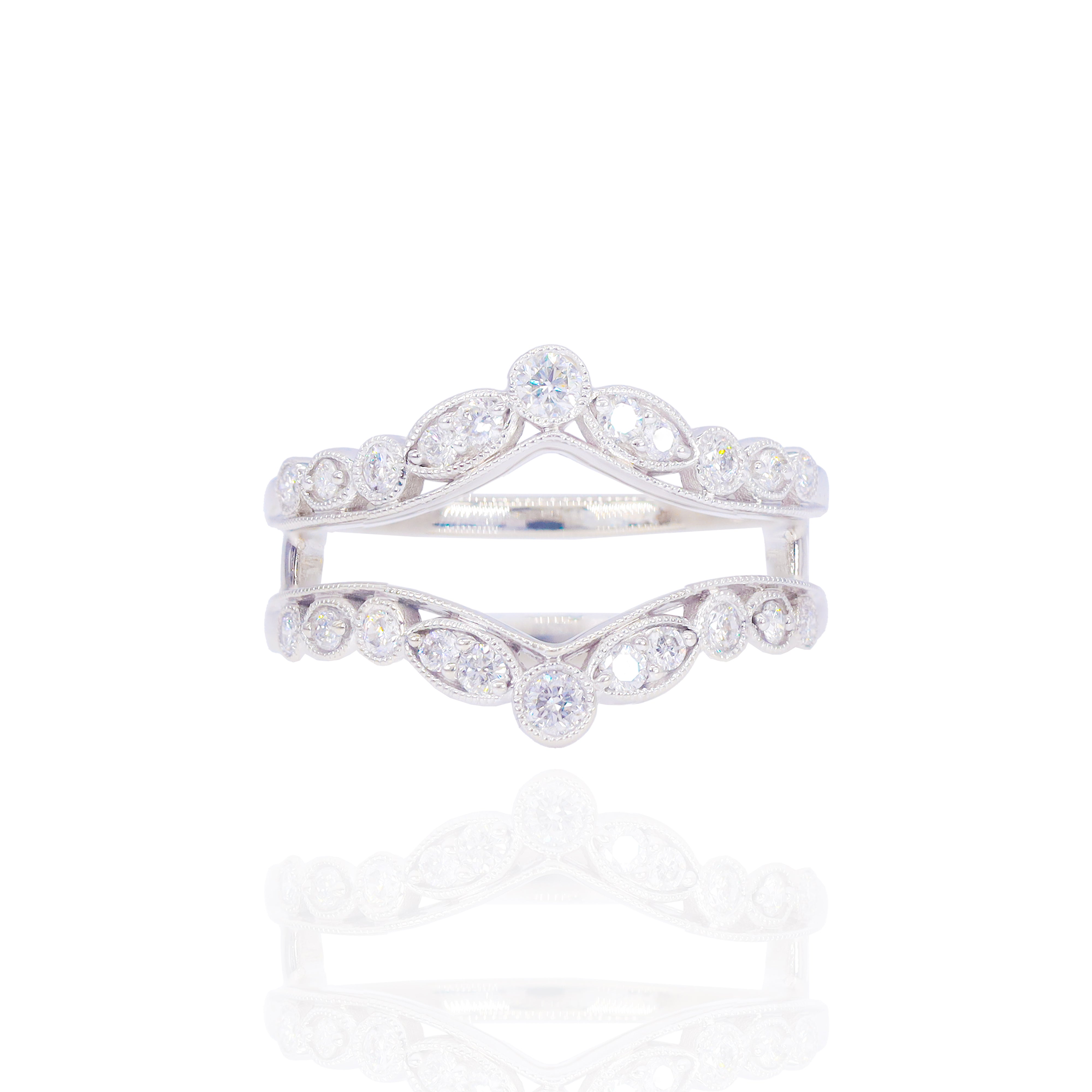 Diamond Princess Crown Ring