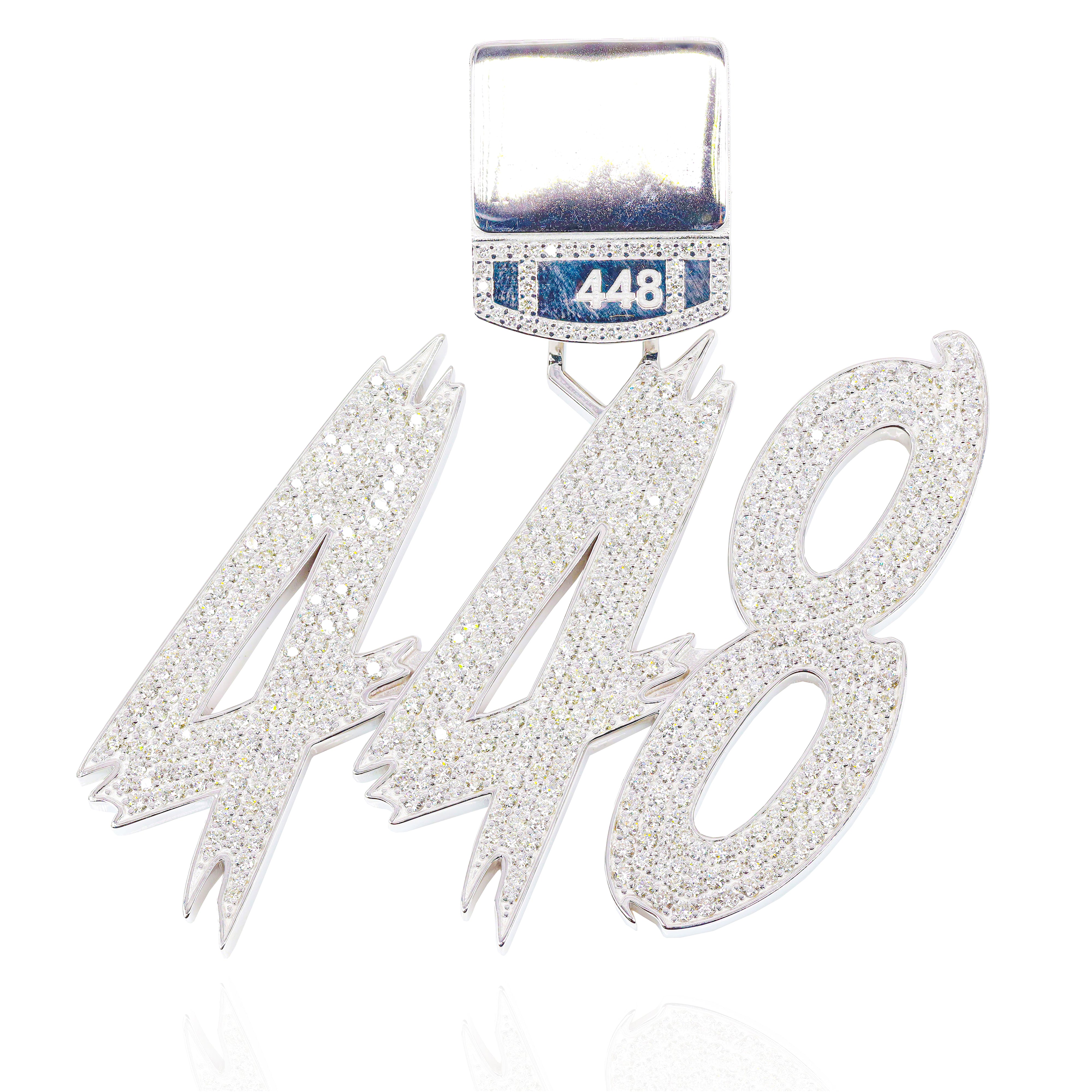 Custom Design Deposit - Open Style Number Diamond Pendant