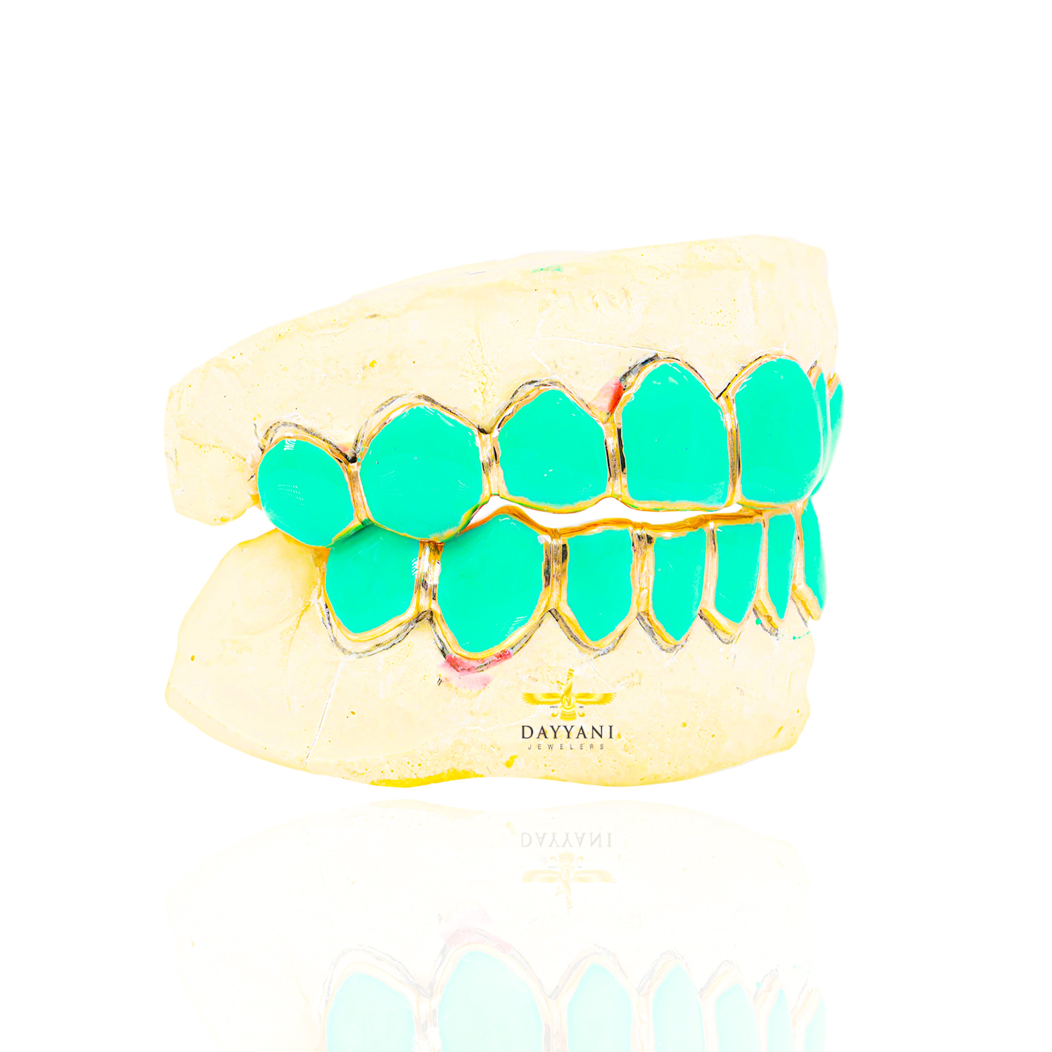 Custom Official 8 on 8 TOBE NWIGWE 'Mint Condition' Gold Grillz