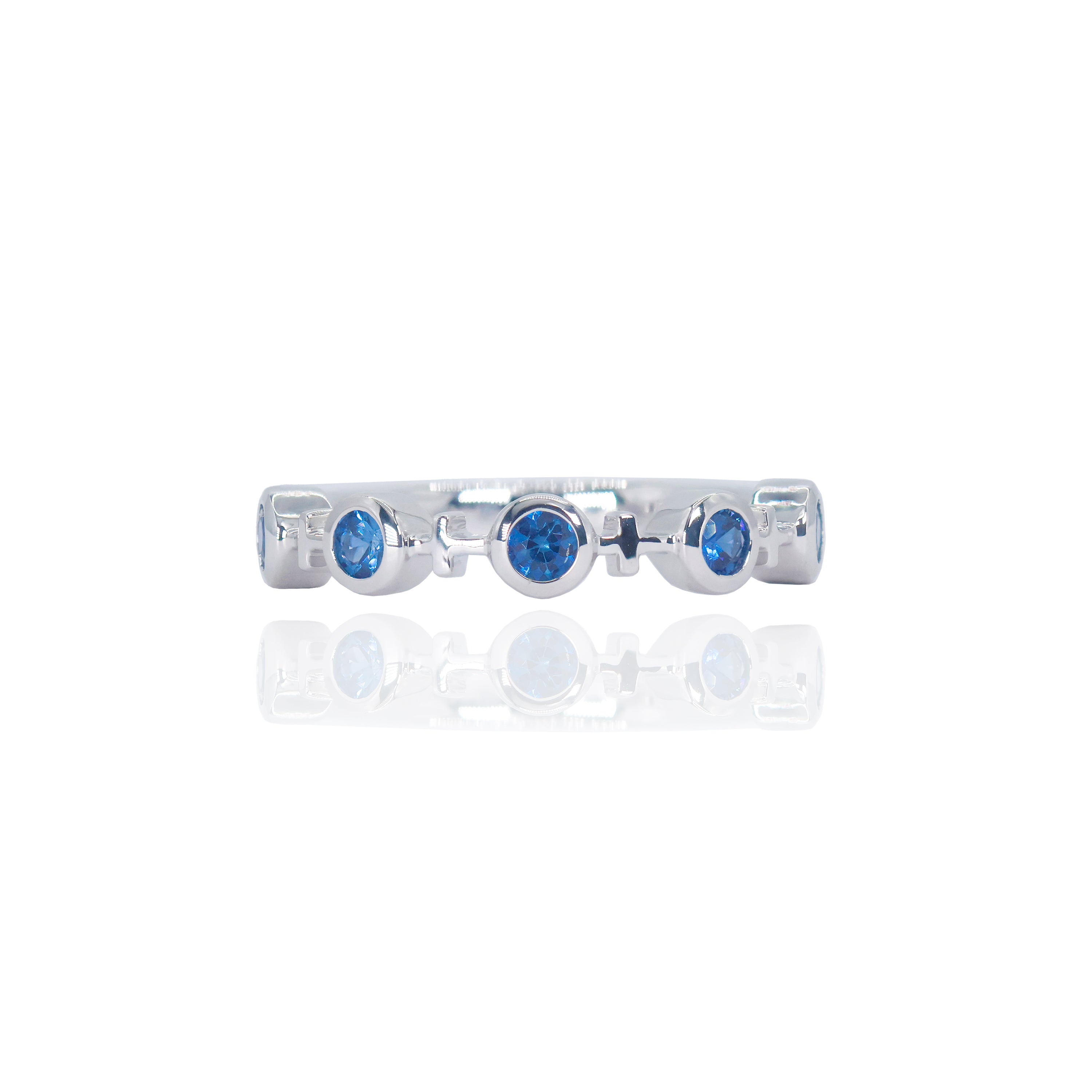 Blue Sapphire Band