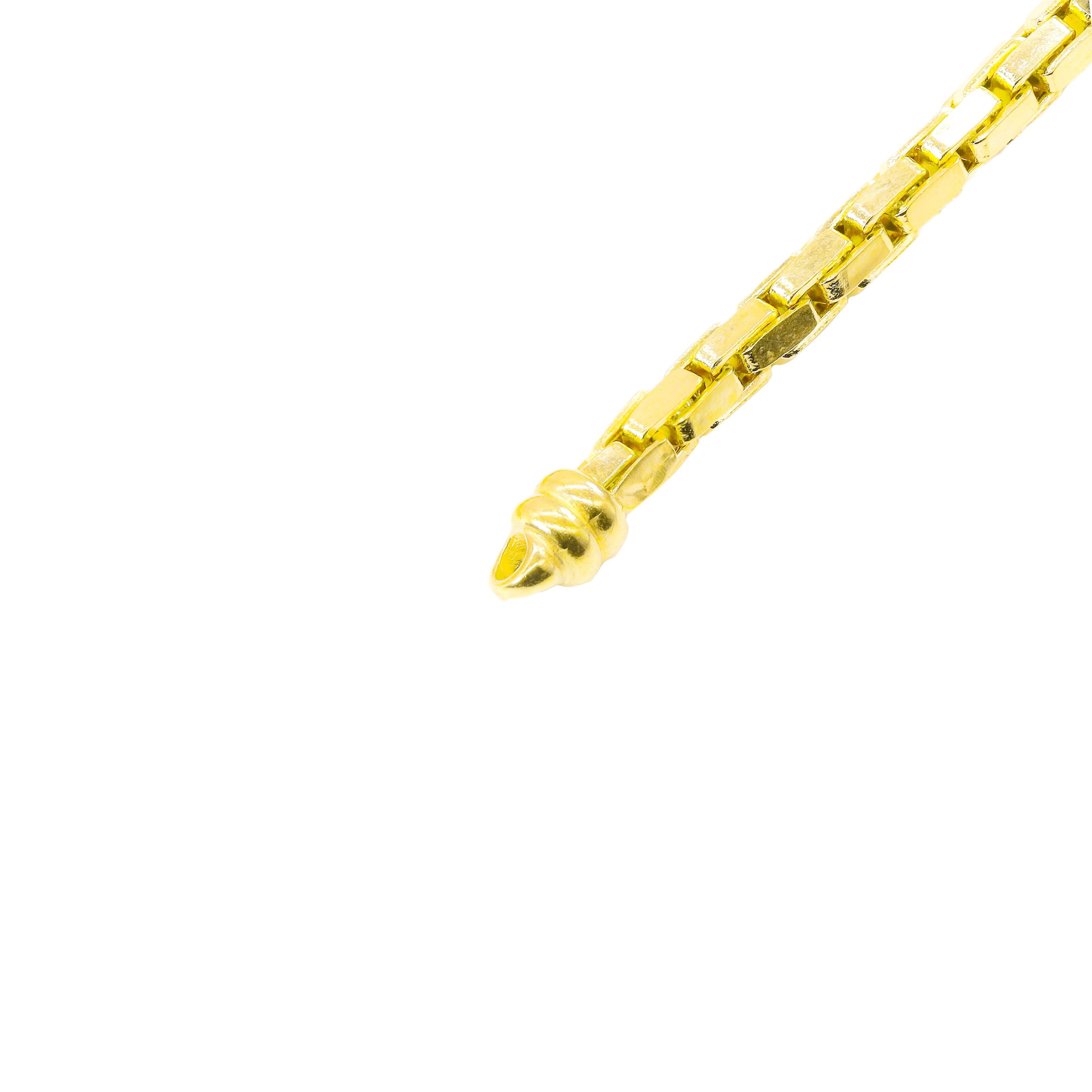 14KT Box Style Yellow Gold Chain