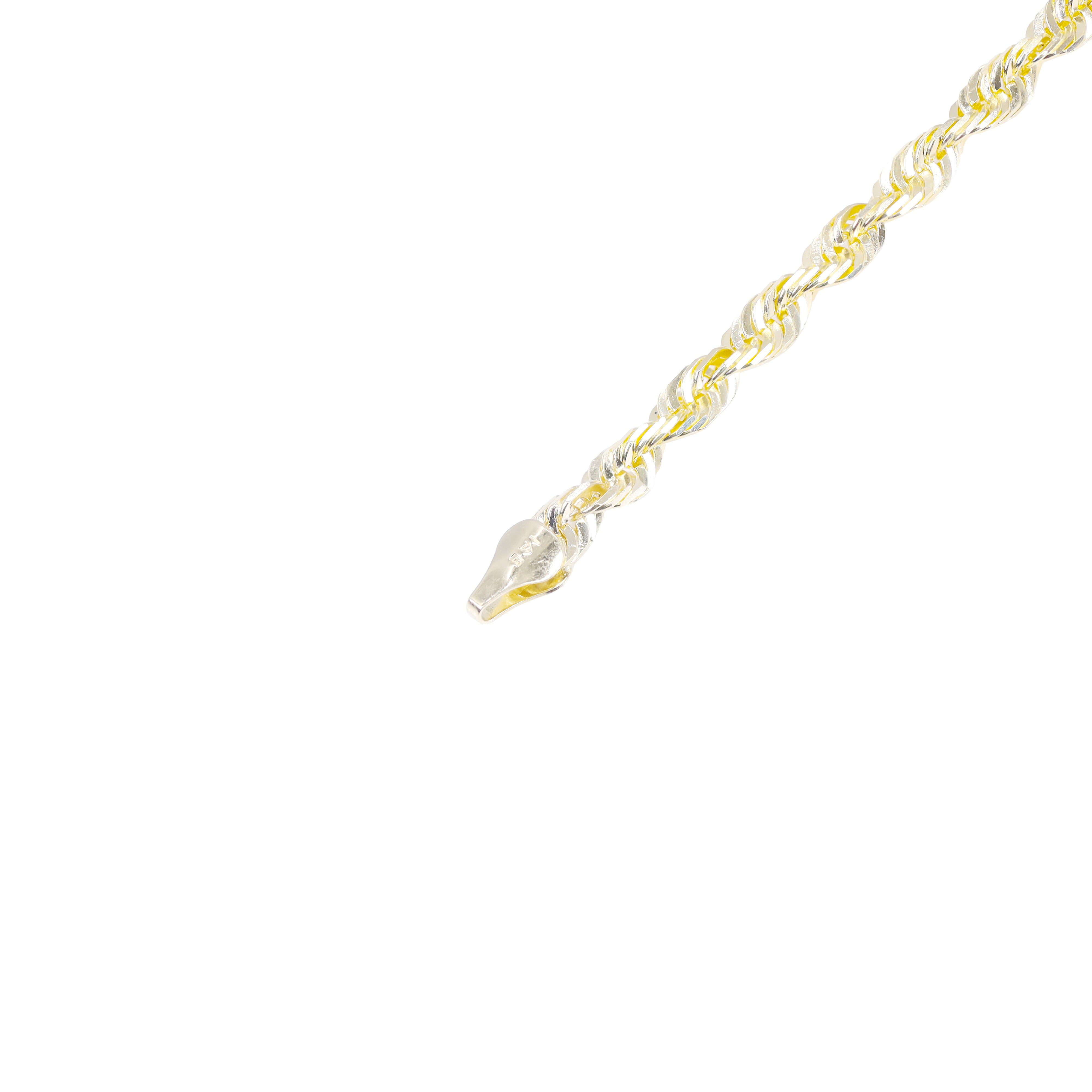 14KT Solid Cashmere Rope Yellow Gold Chain