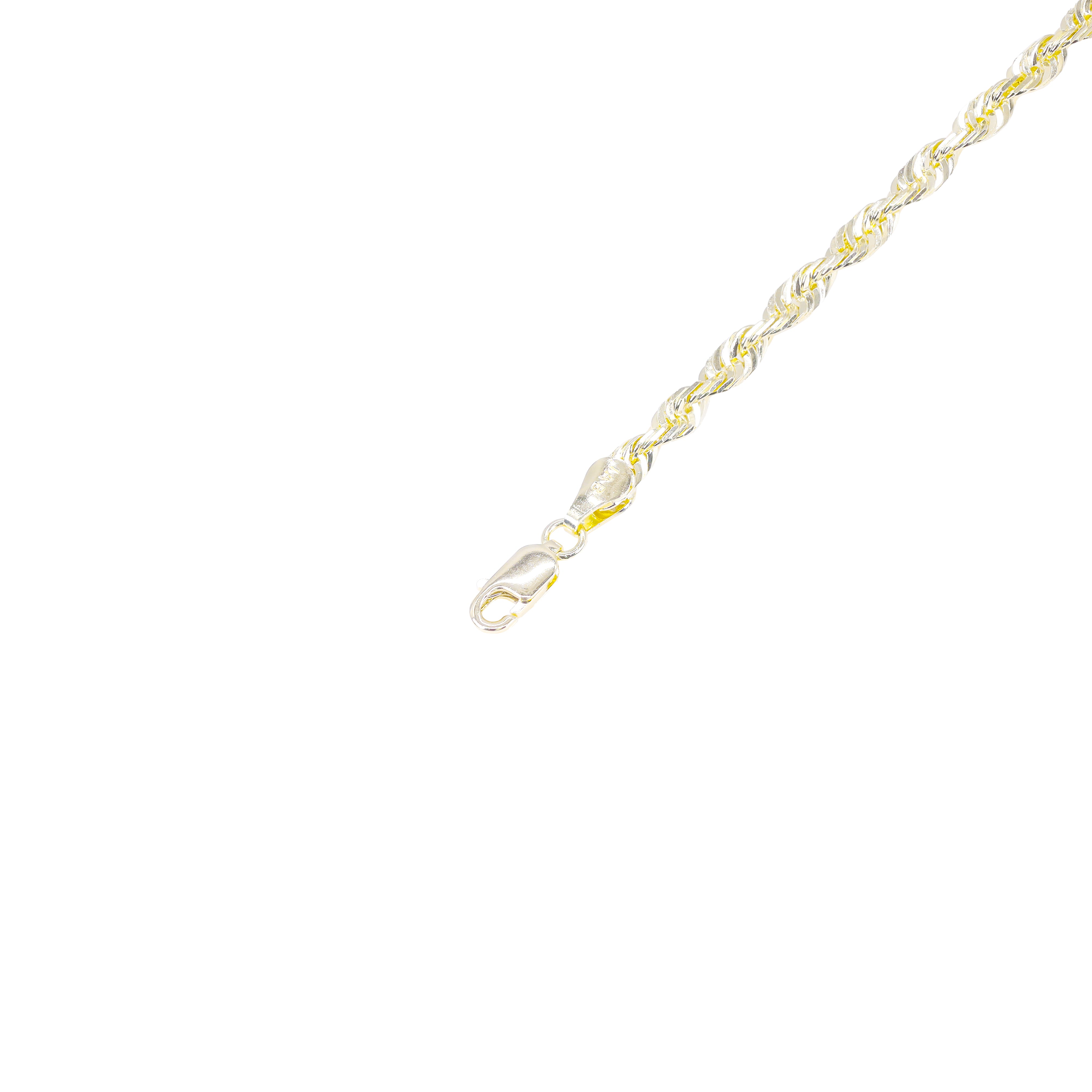 14KT Solid Cashmere Rope Yellow Gold Chain