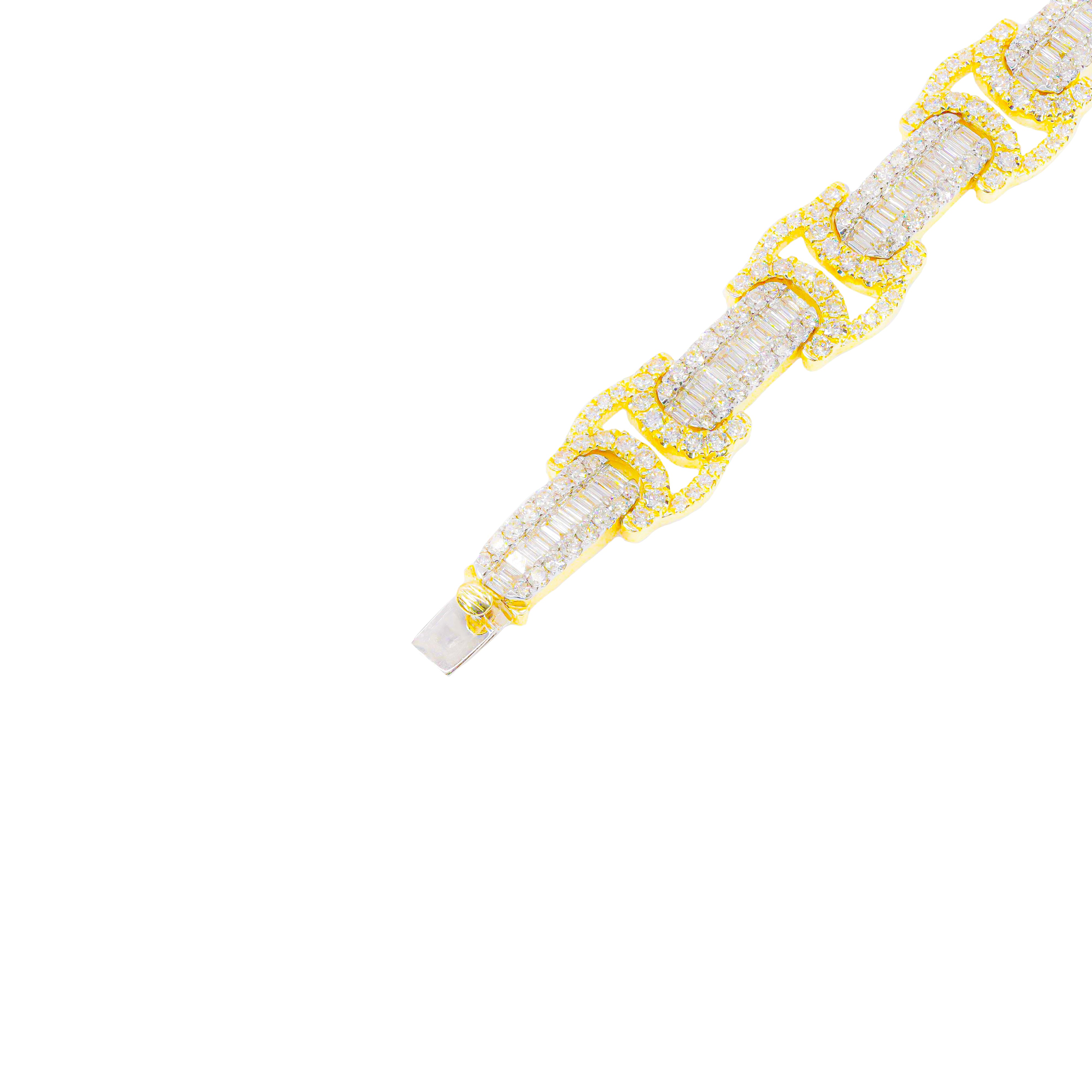 Byzantine Baguette Diamond Bracelet